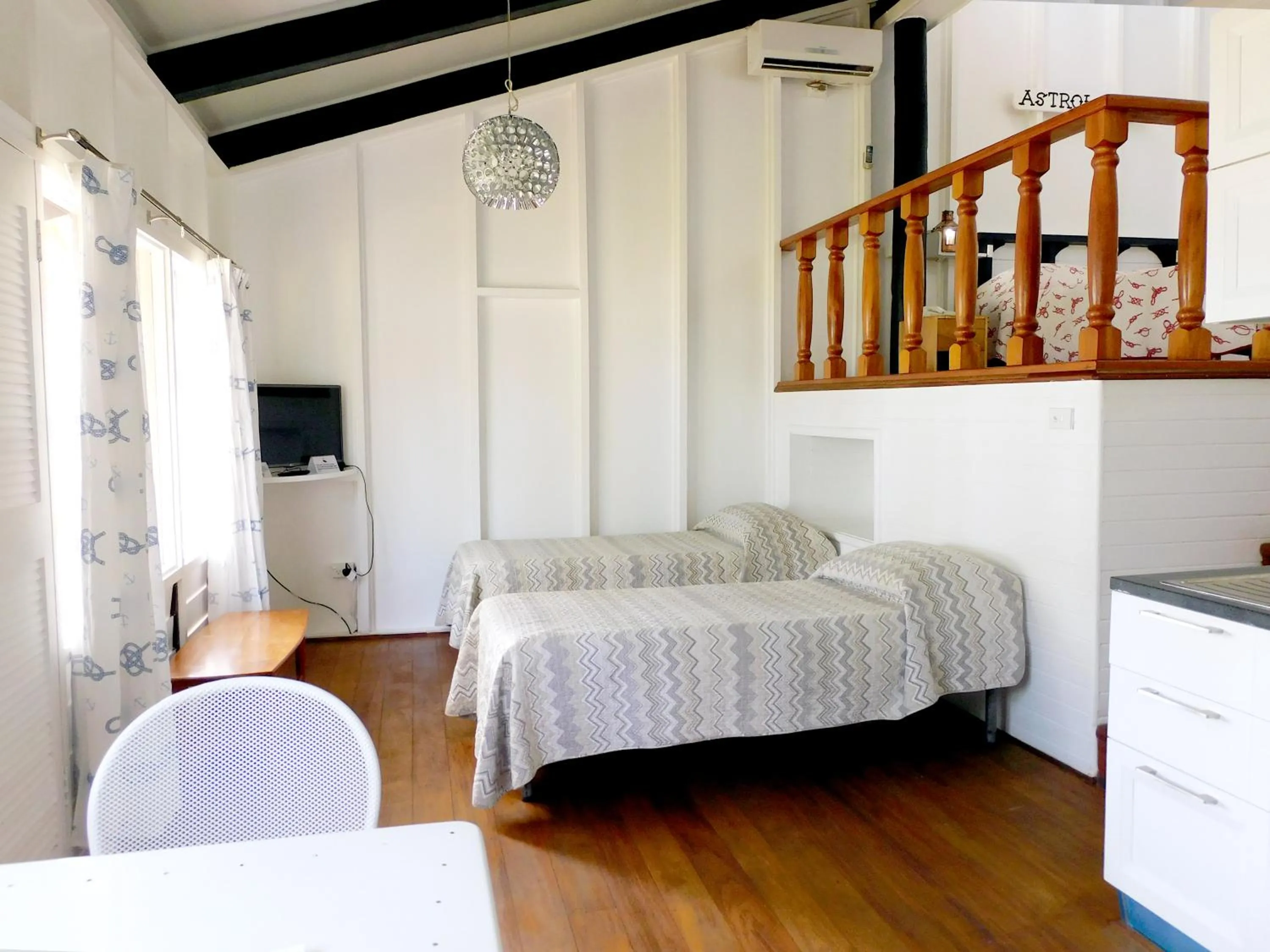 Bed in The Crow's Nest Resort Fiji