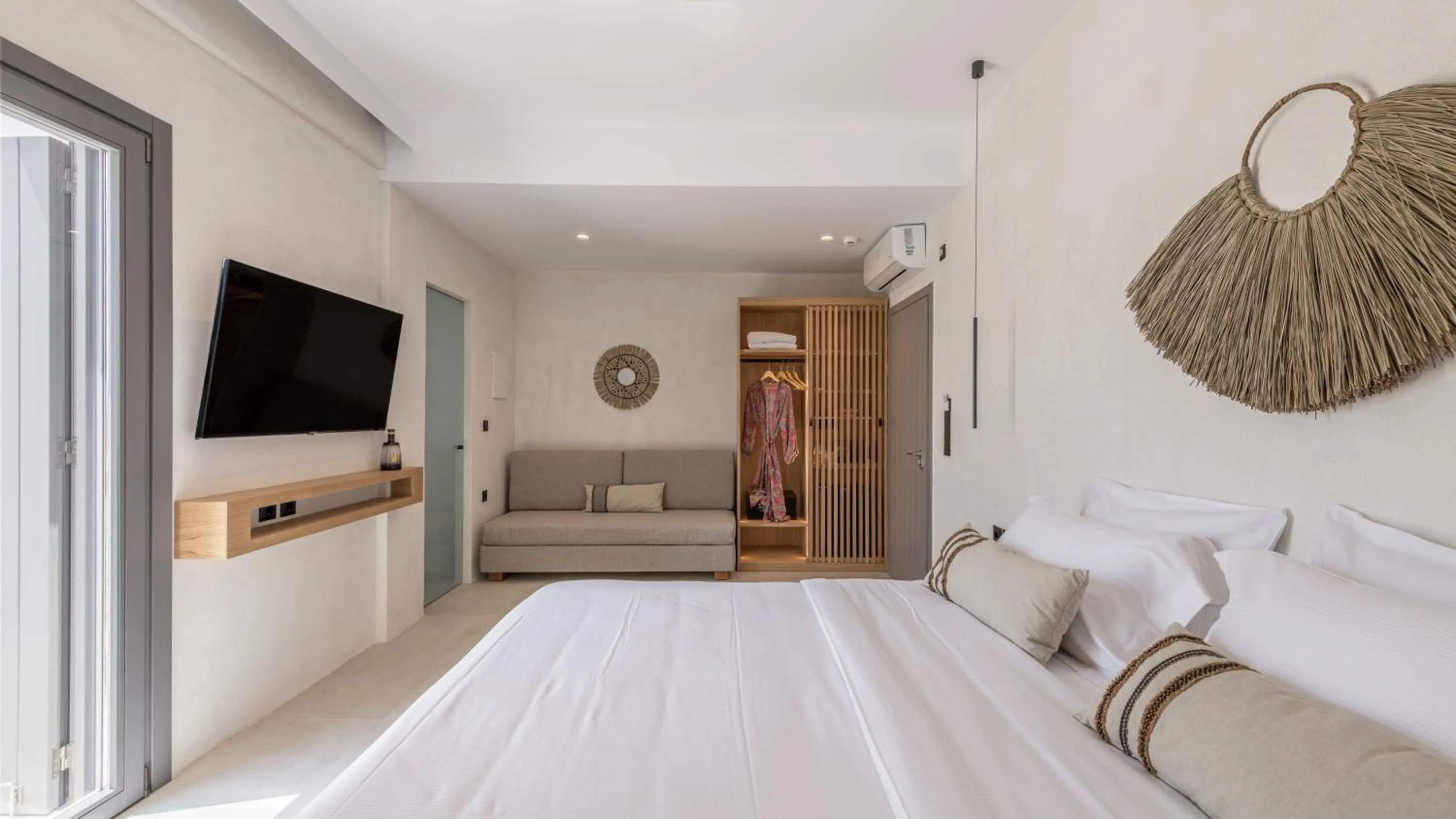 Bed in Nove Milos Luxury by Estia