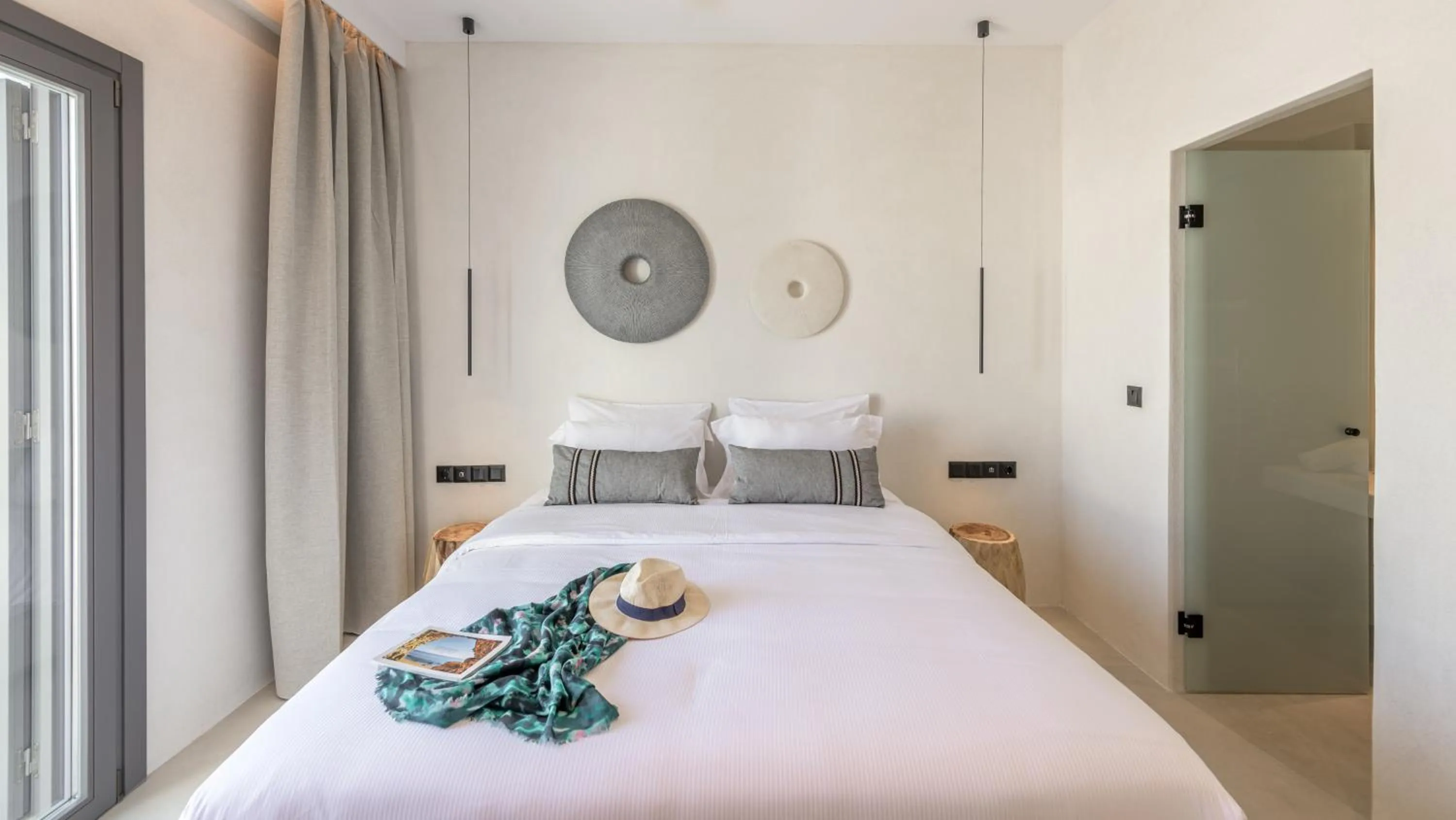 Bed in Nove Milos Luxury by Estia