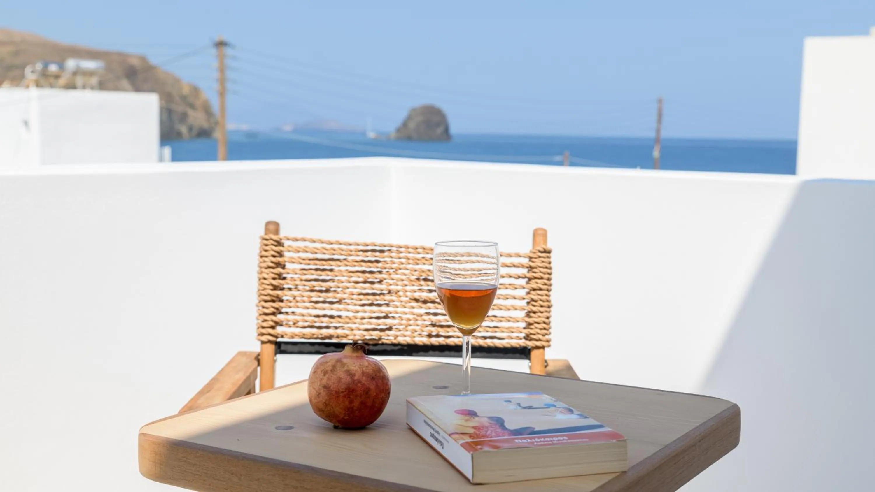 Balcony/Terrace in Nove Milos Luxury by Estia