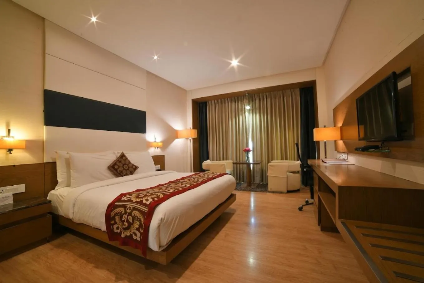 Bed in Narayani Heights Hotel & Resort