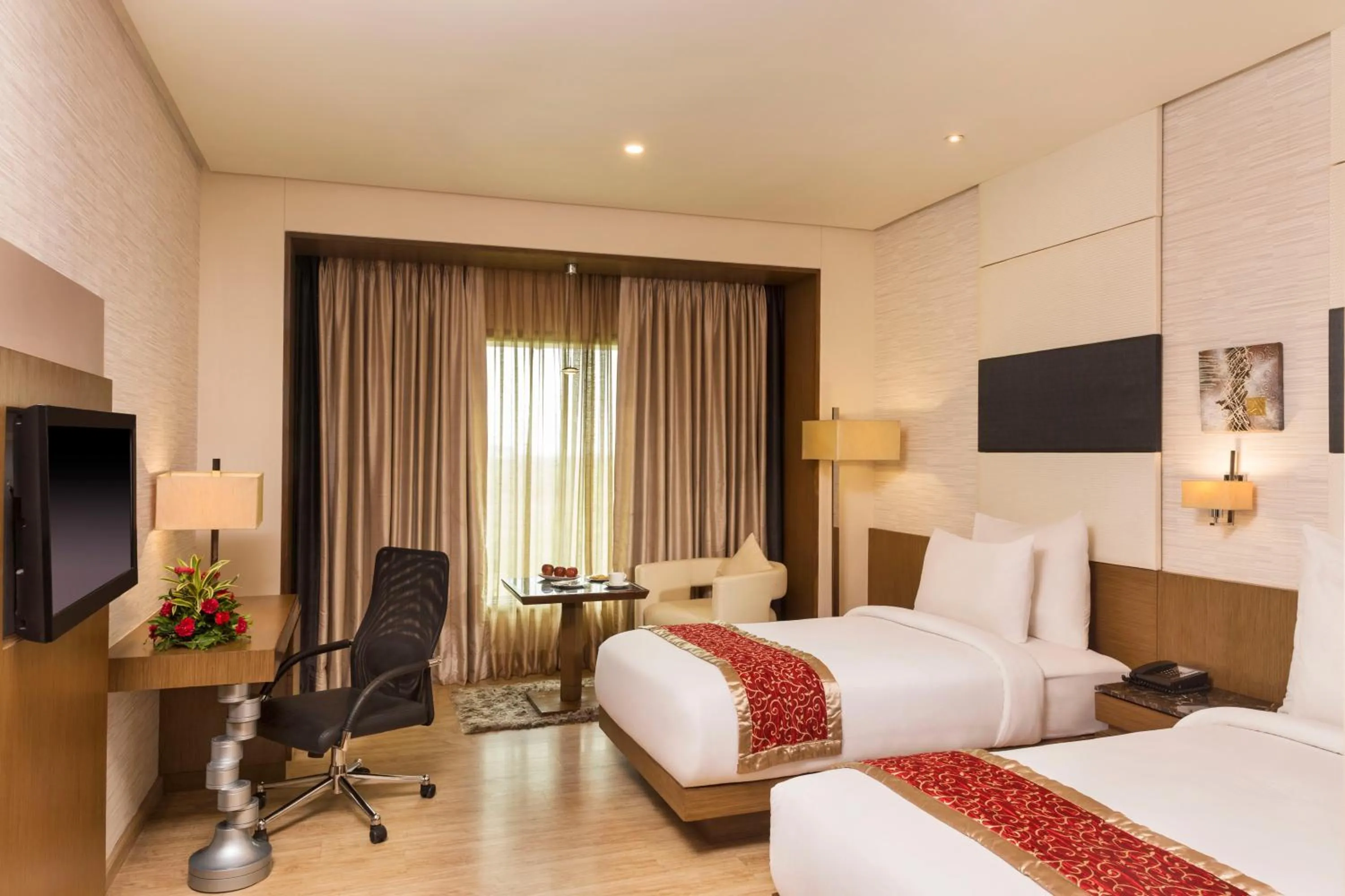 Bedroom, Bed in Narayani Heights Hotel & Resort