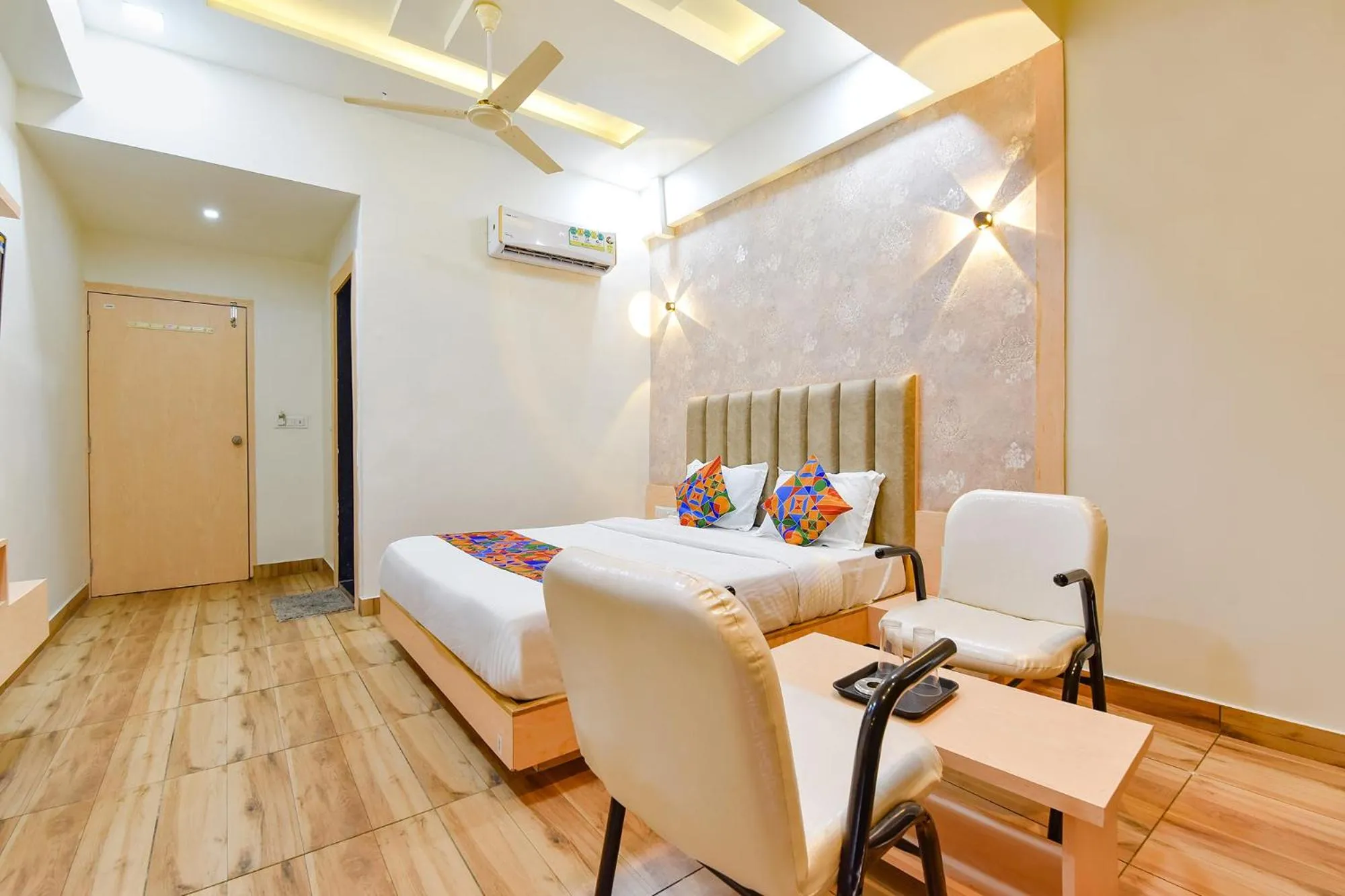 Bed in FabHotel Symphony Grand - Inside Barcelona Complex