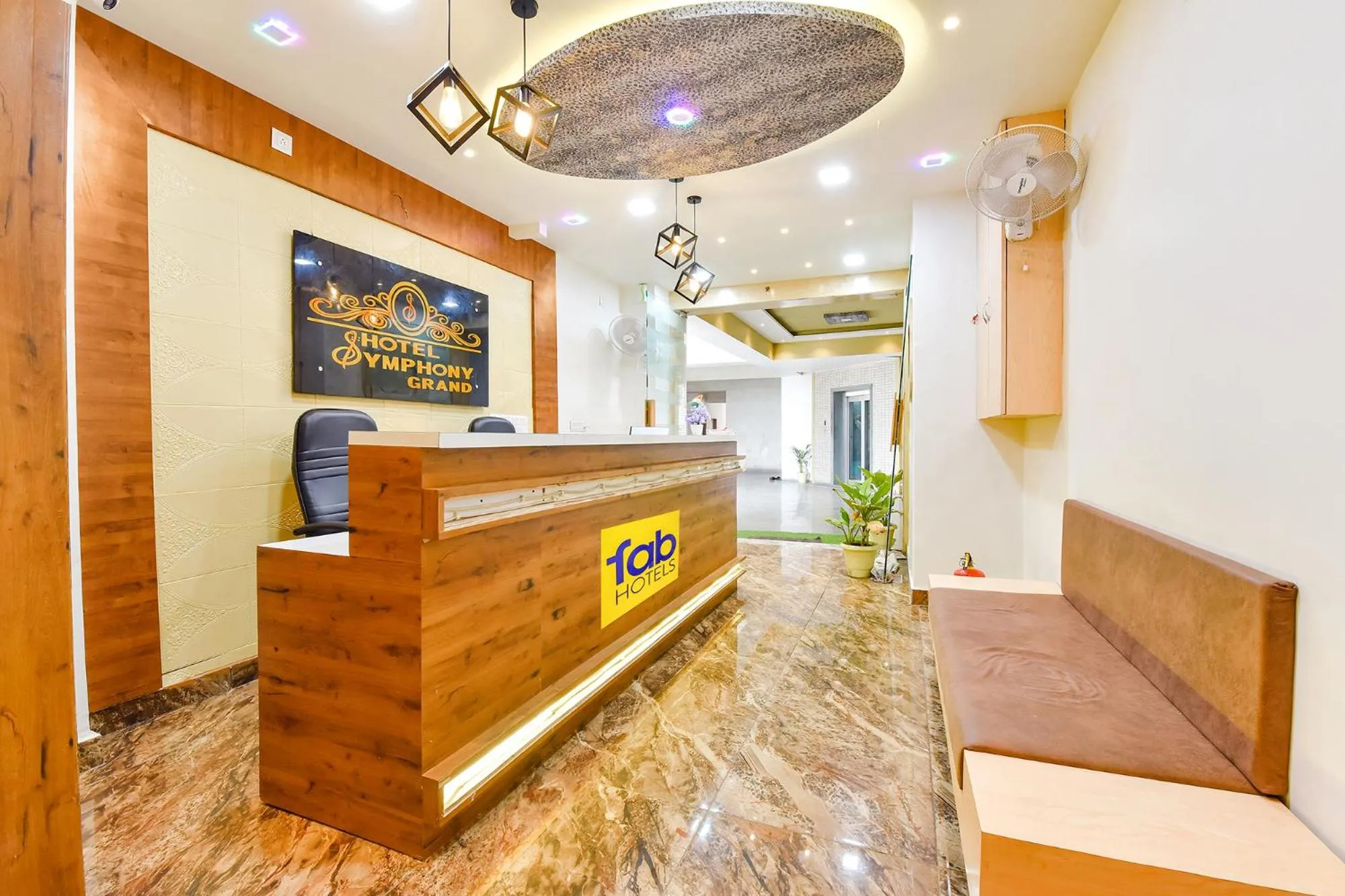 Lobby or reception in FabHotel Symphony Grand - Inside Barcelona Complex