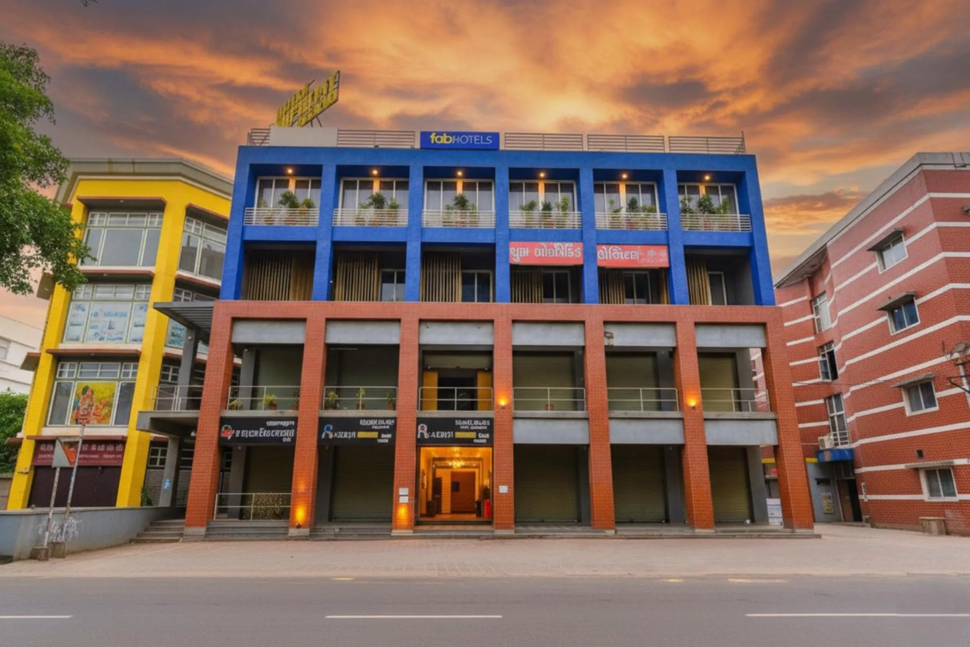 Property building in FabHotel Symphony Grand - Inside Barcelona Complex