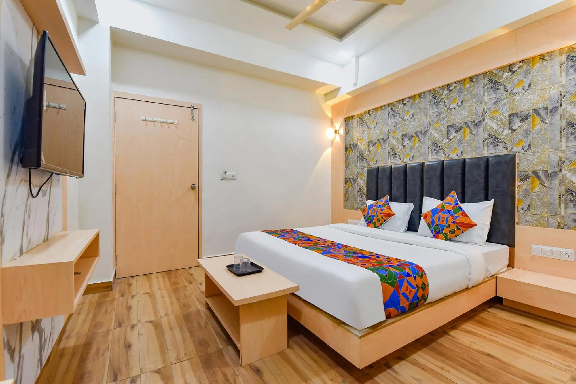 Bed in FabHotel Symphony Grand - Inside Barcelona Complex