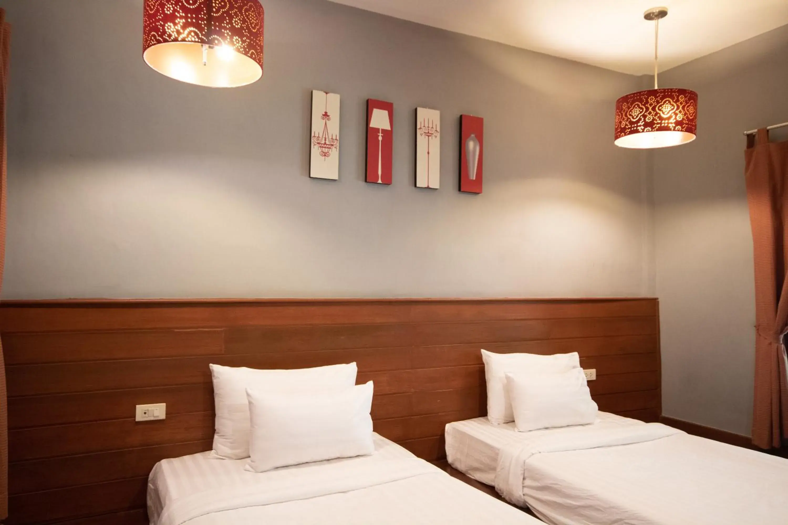 Deluxe Twin Room in Namsai Resort Kanchanaburi Deluxe Twin Room in Namsai Resort Kanchanaburi