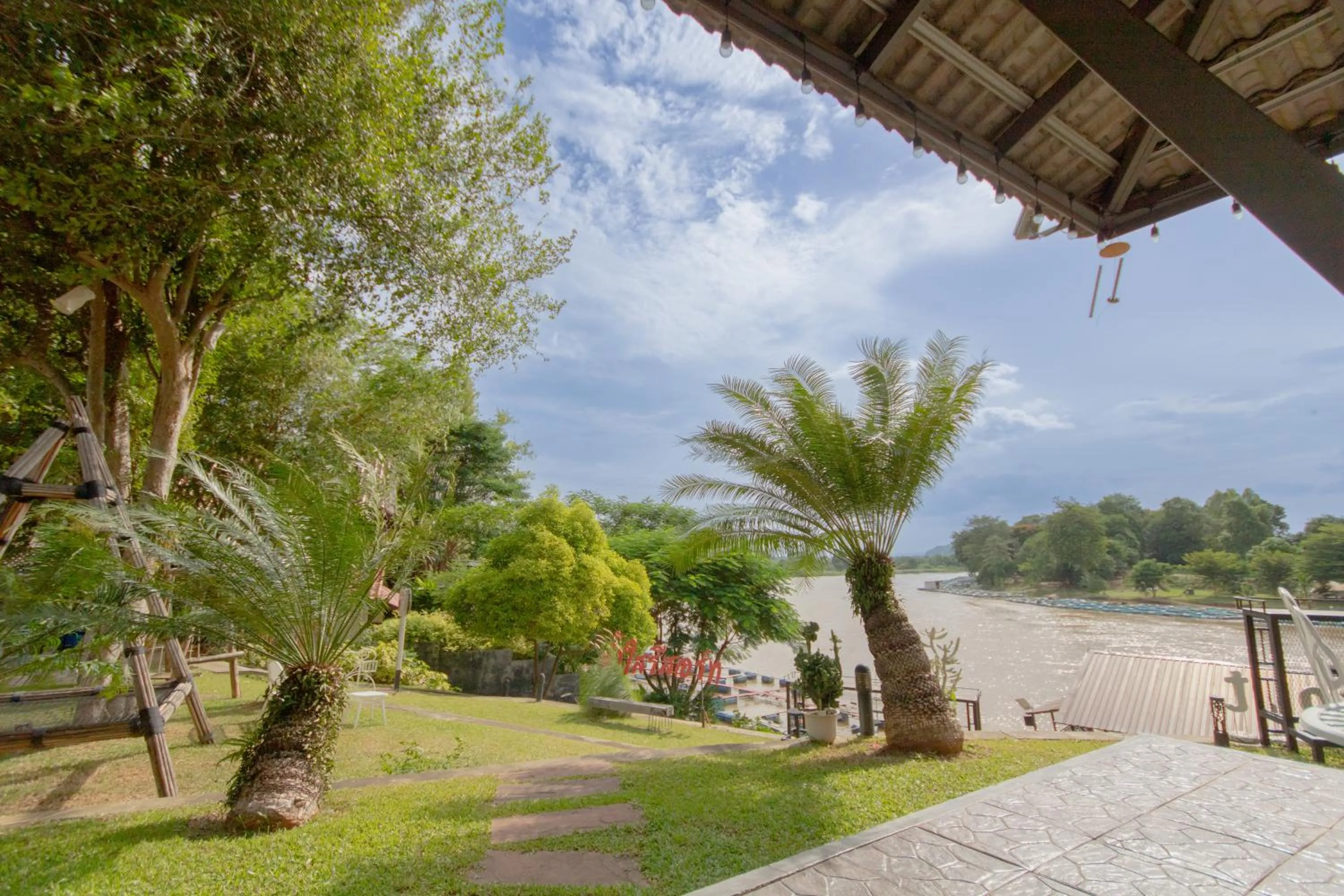 Garden in Namsai Resort Kanchanaburi
