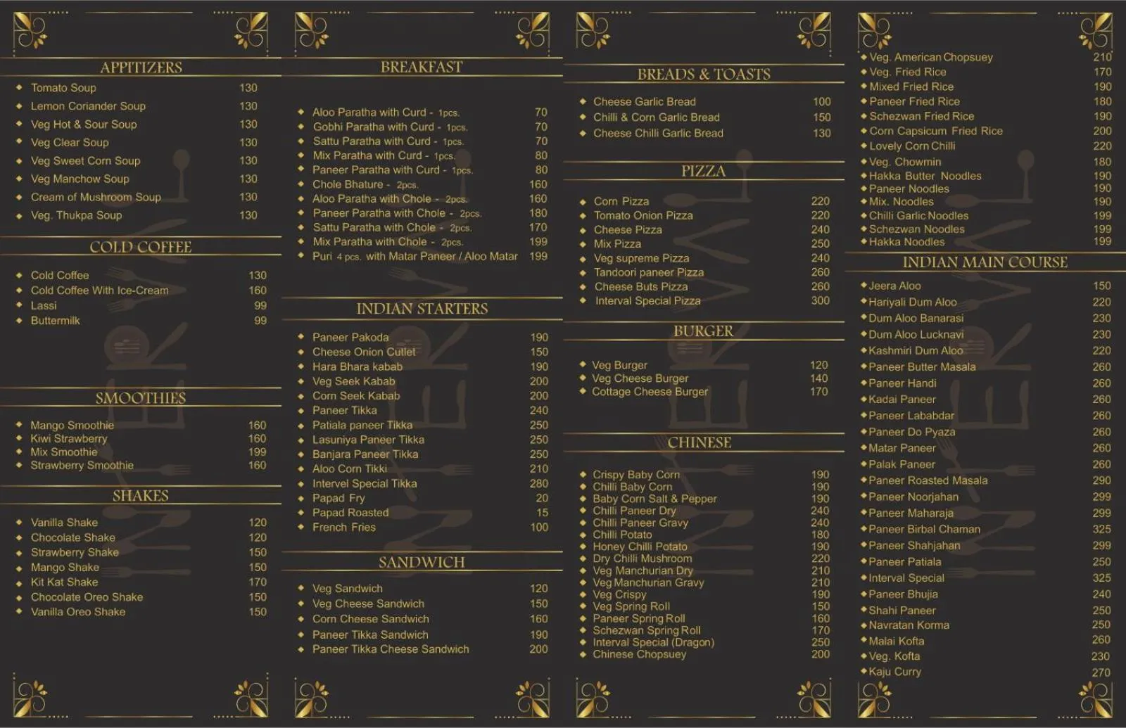 Restaurant/places to eat in Hotel Rajyashree Palace