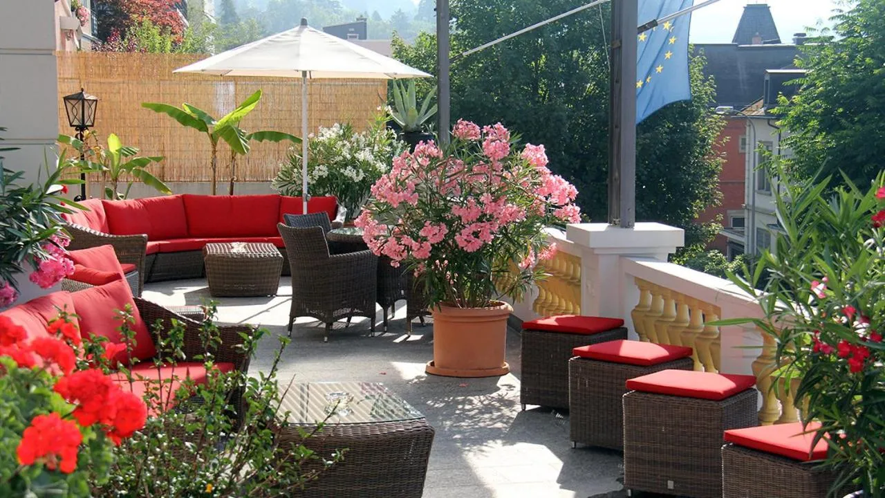 Balcony/Terrace in Hotel Royal Luzern