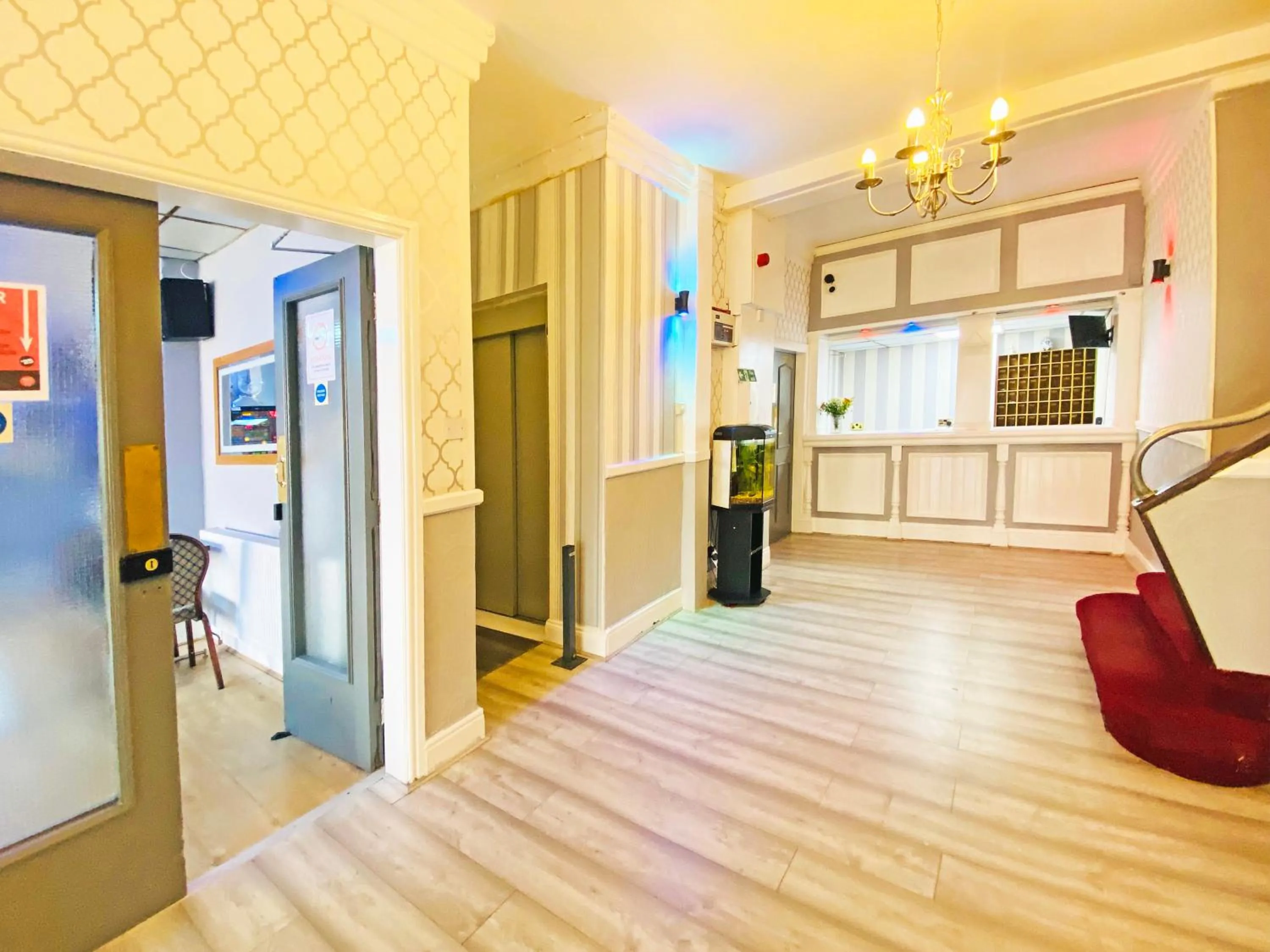 Lobby or reception in The J & S Hotel