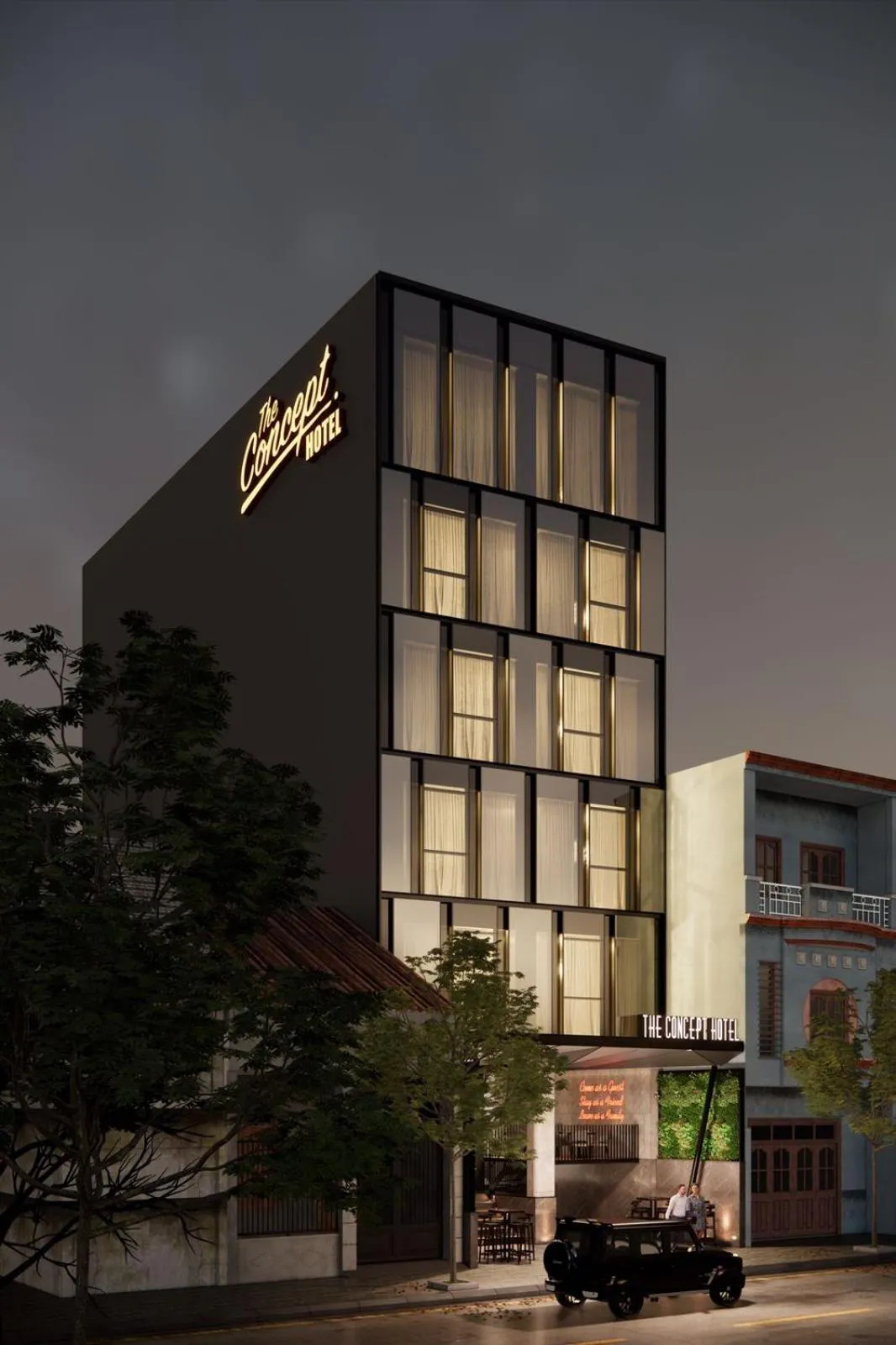 Property building in The Concept Hotel HCMC- District 1