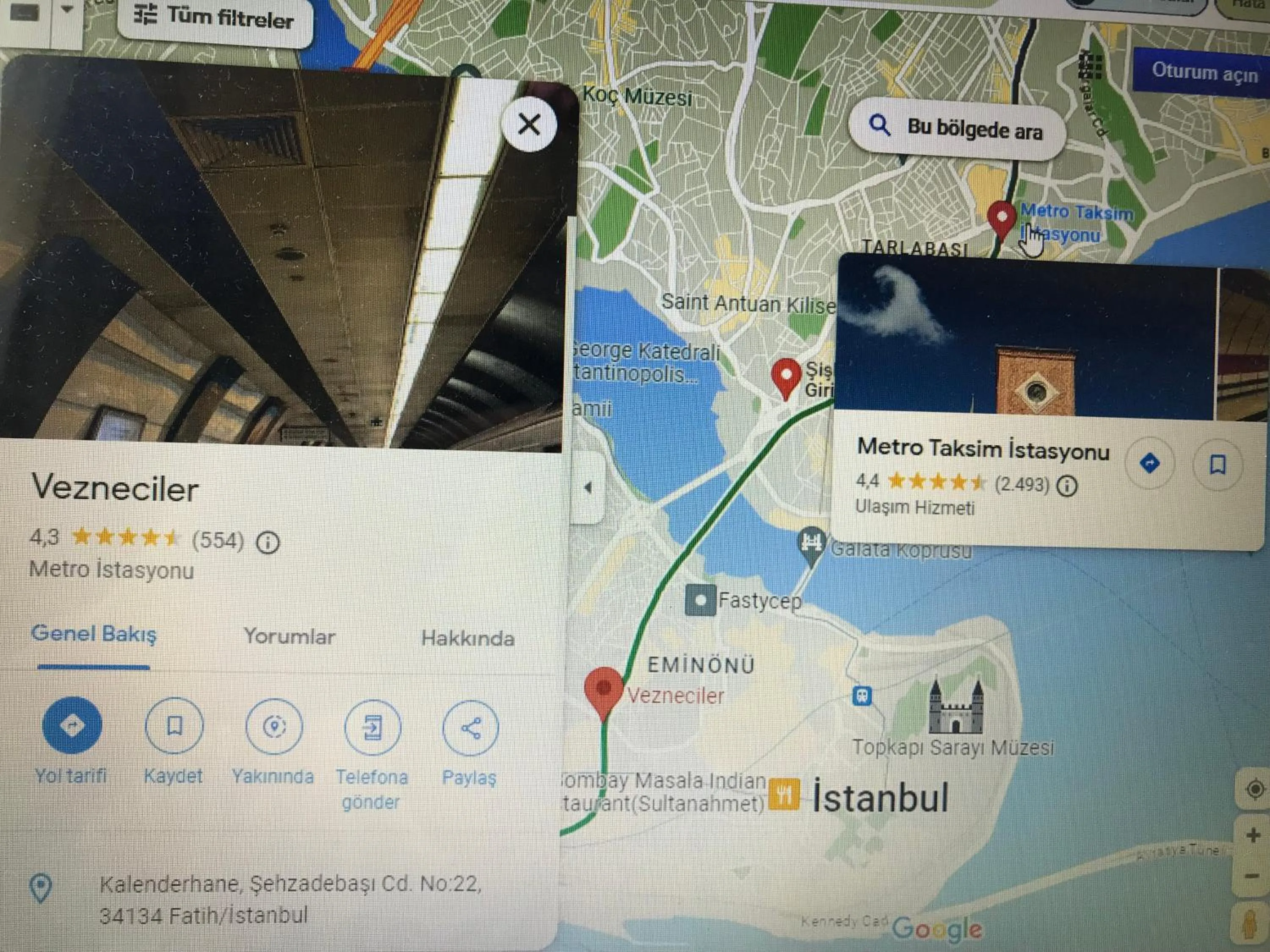 Location in Halil Bey Konağı