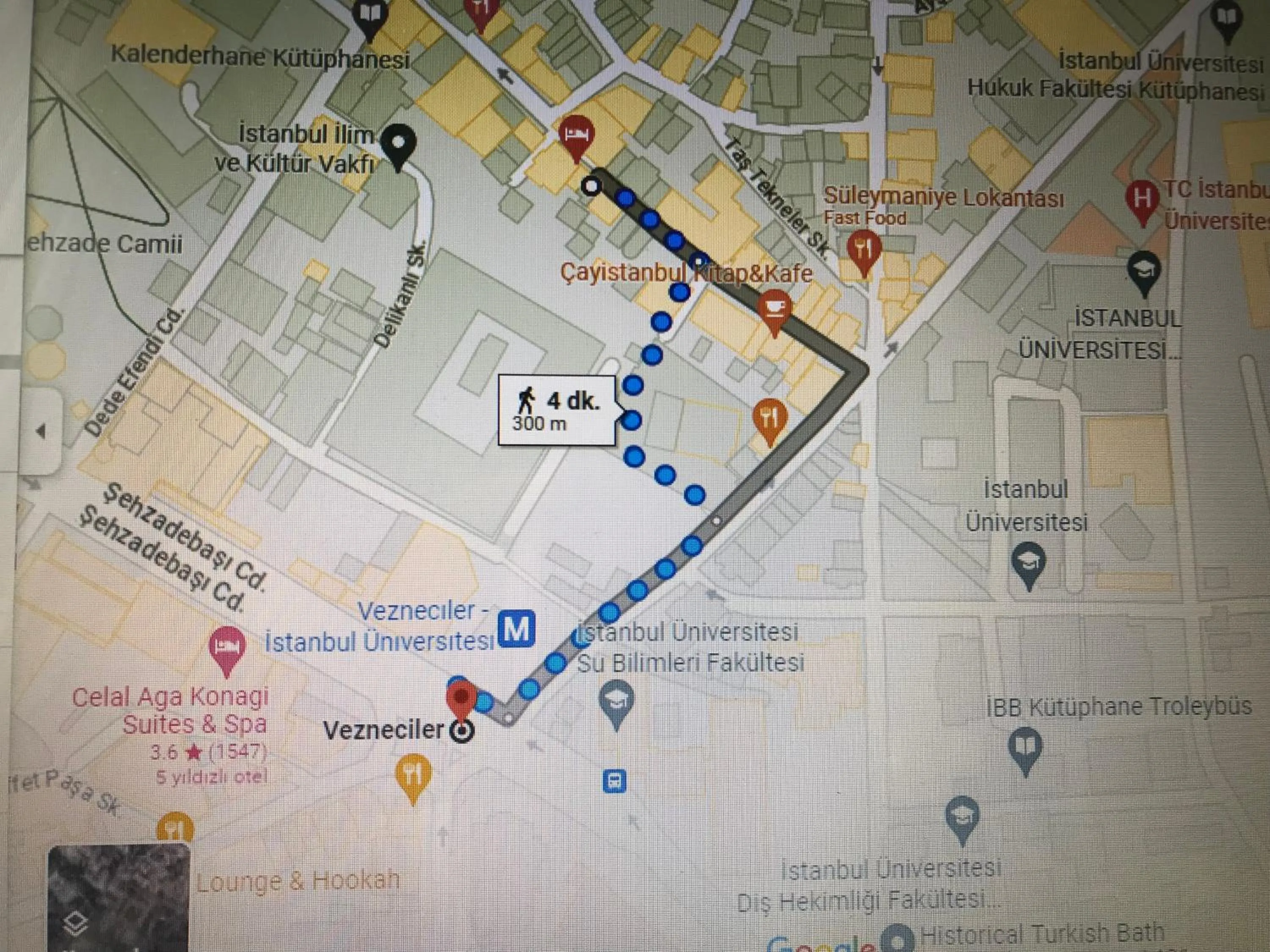 Location in Halil Bey Konağı