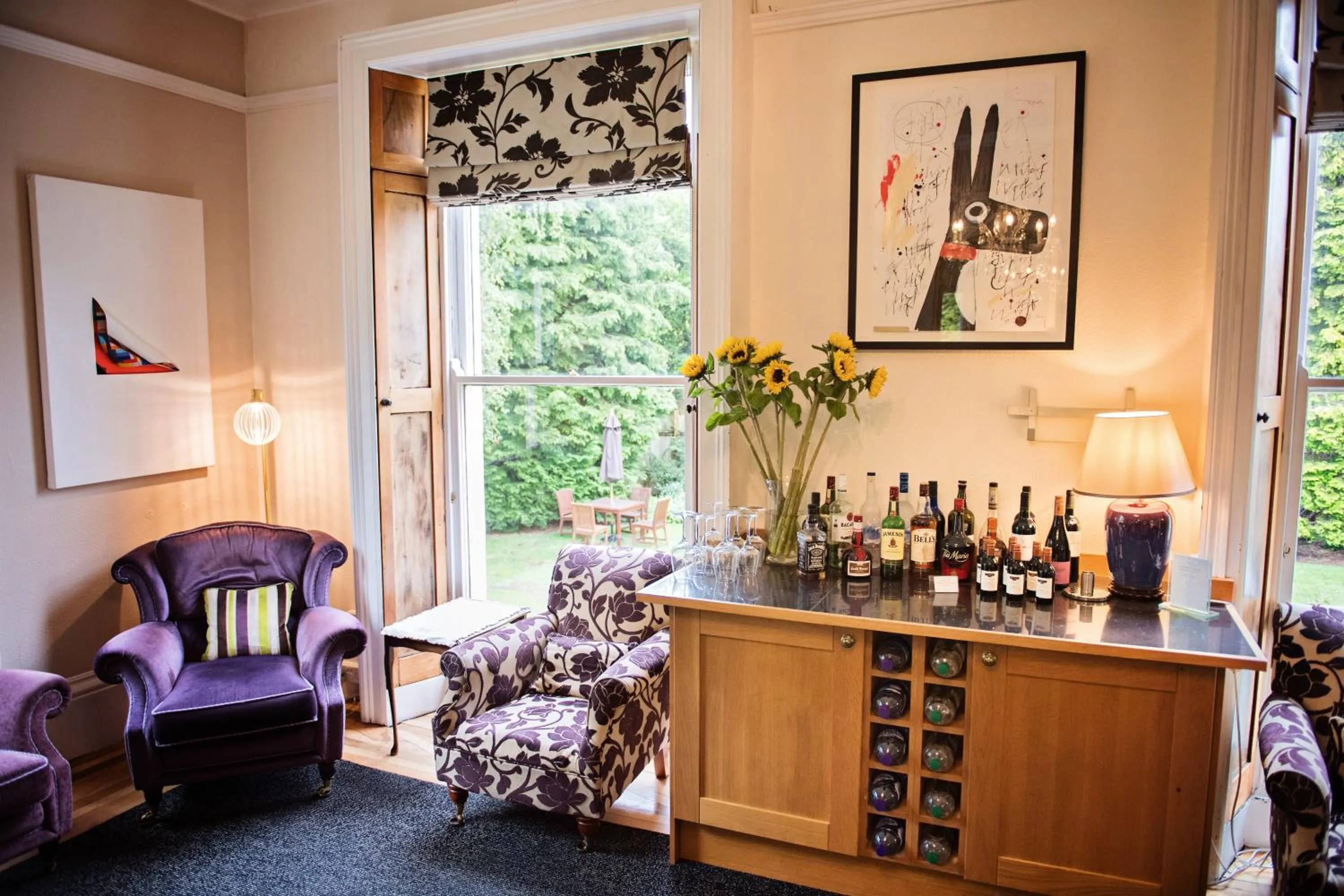 Living room in Beaumont House