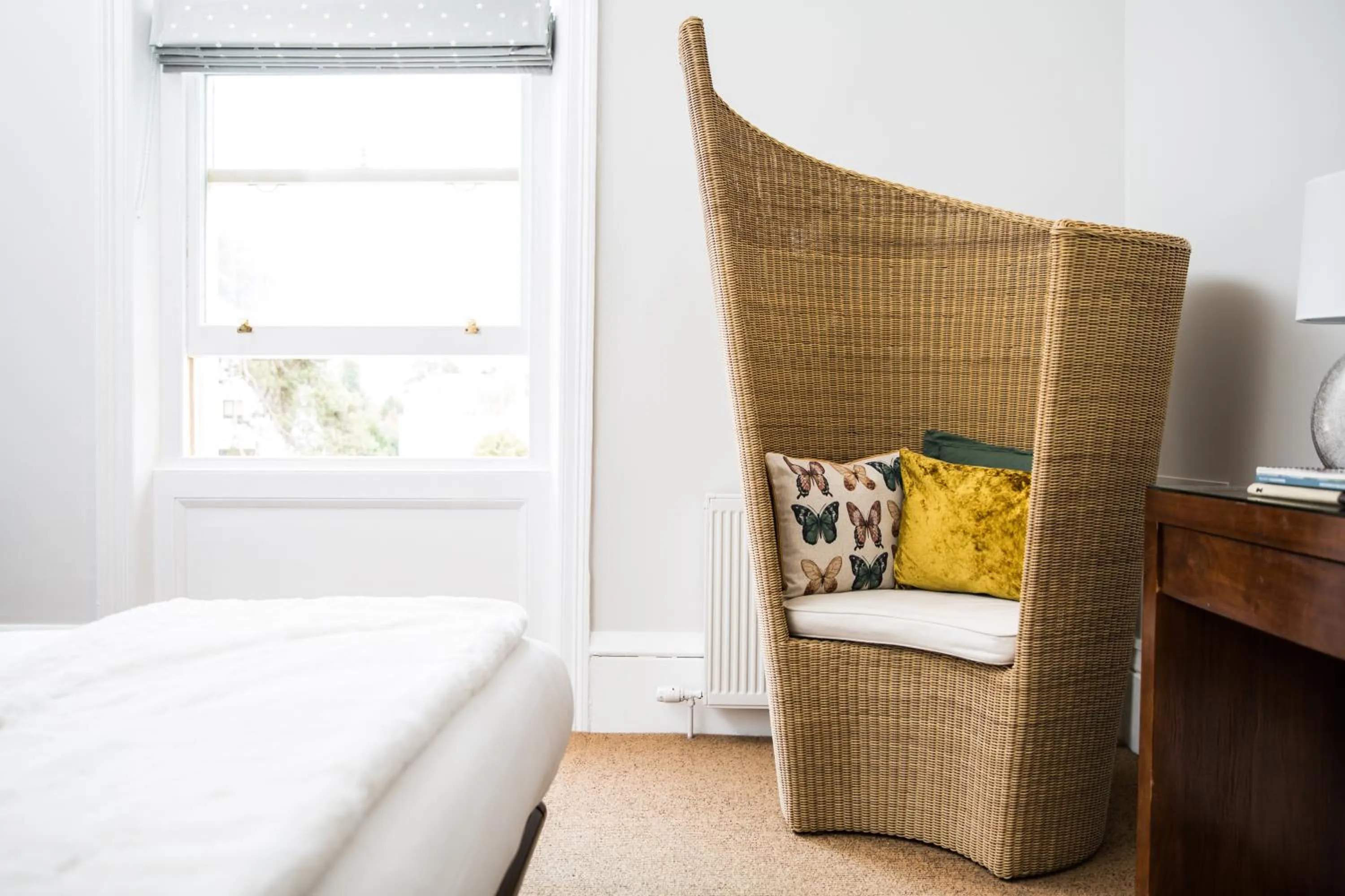 Seating area, Bed in Beaumont House