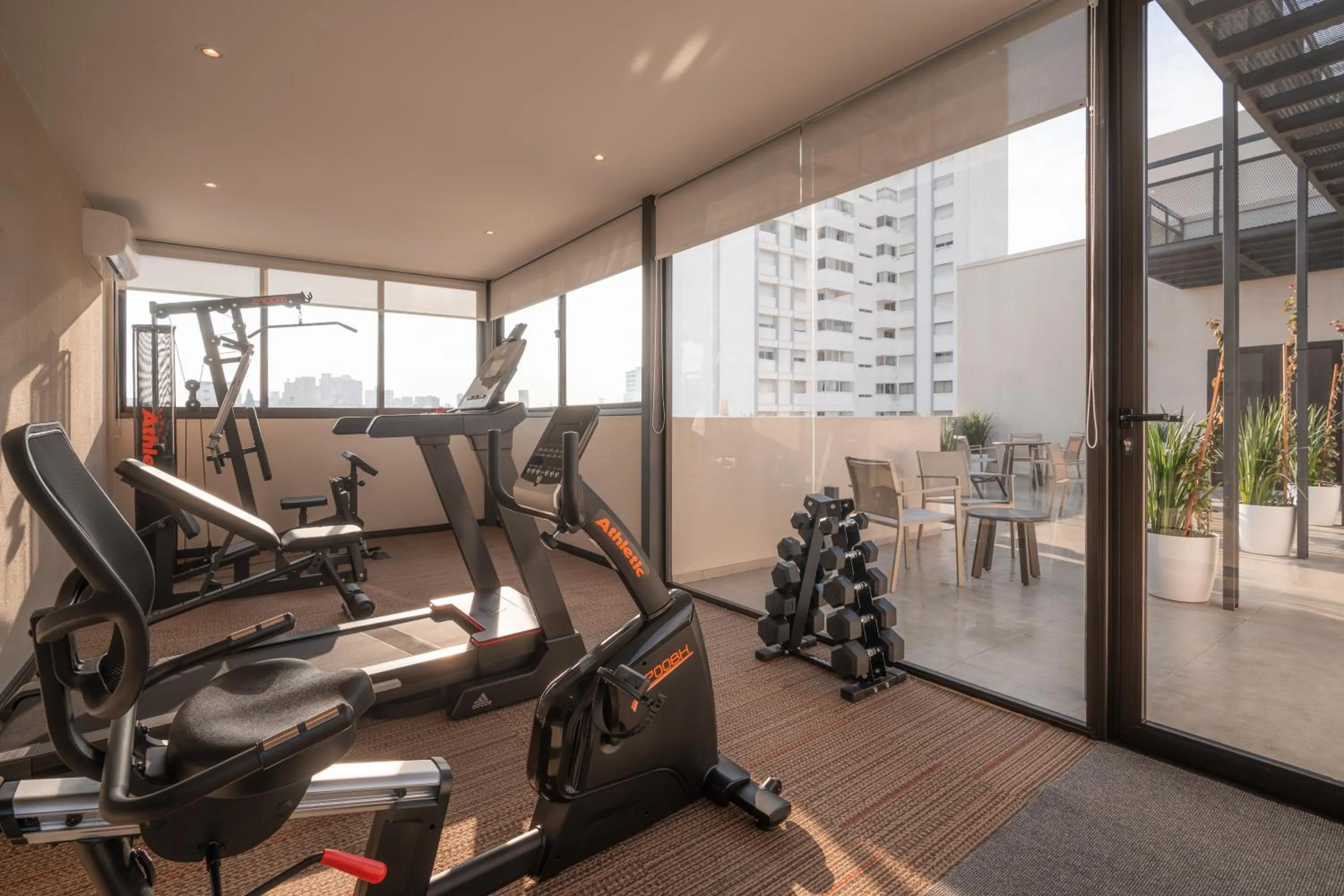 Fitness centre/facilities in Like Design Hotel Rivera