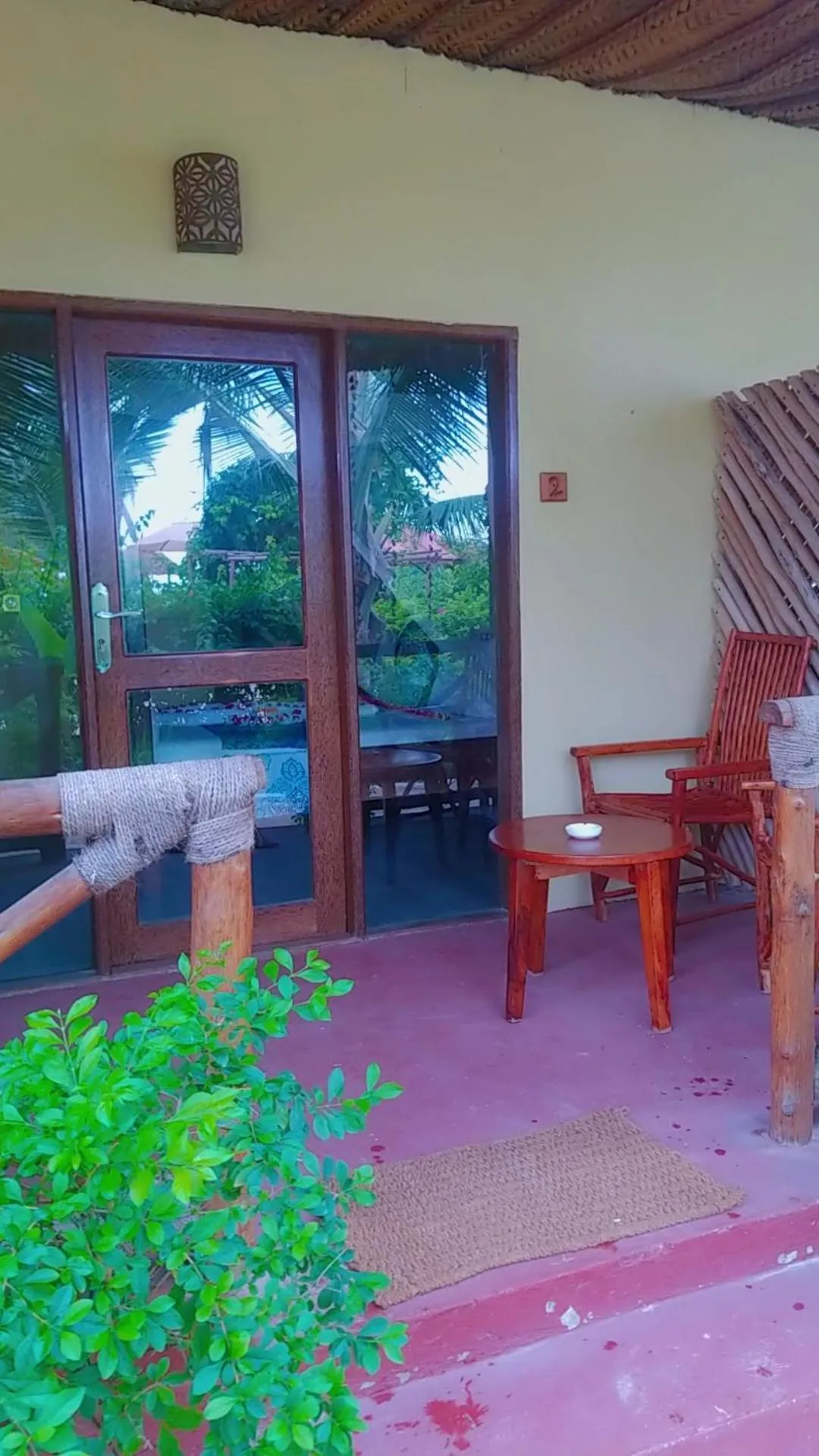 Patio in Amber Lodge