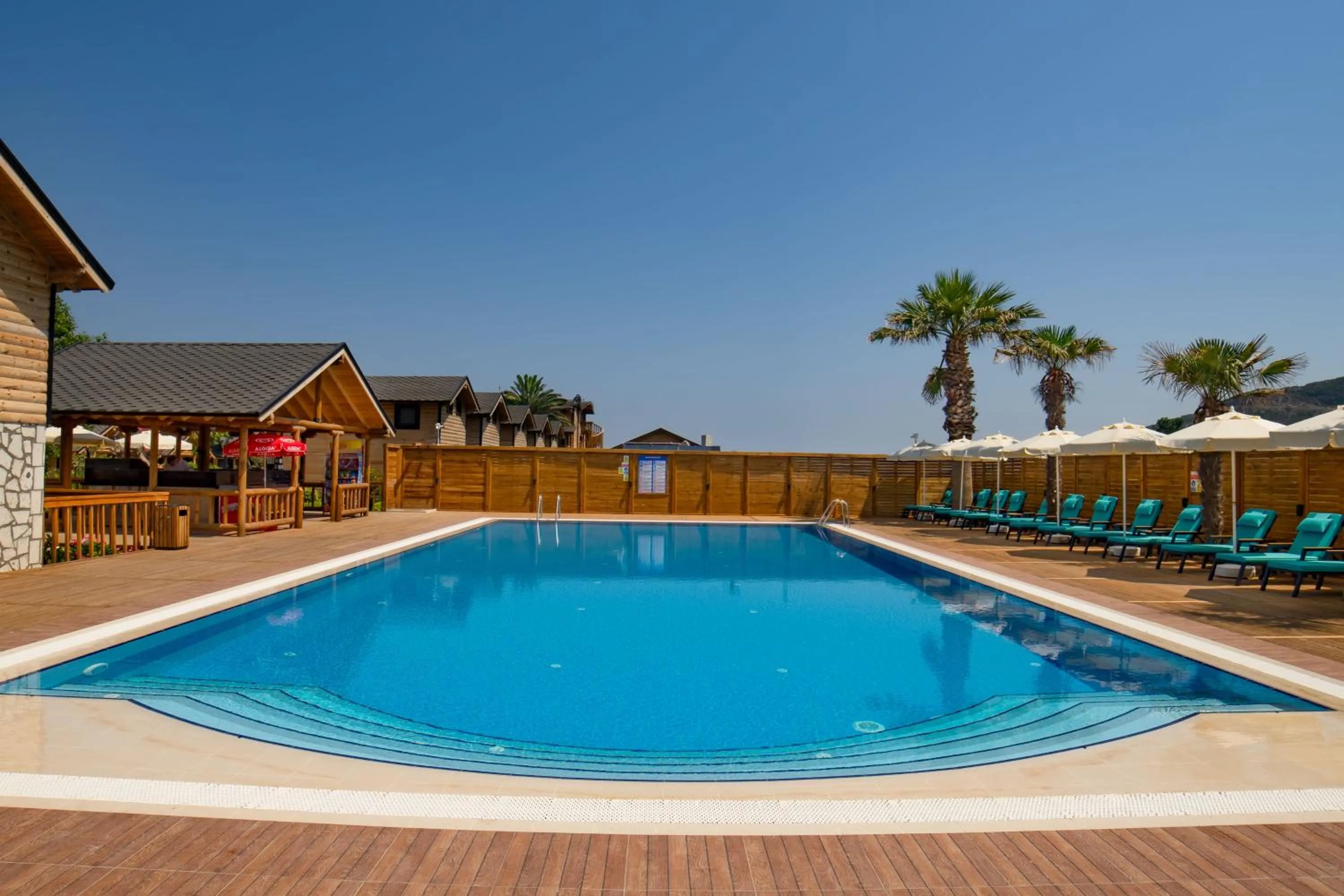 Swimming pool in MUKHA ORMANLI