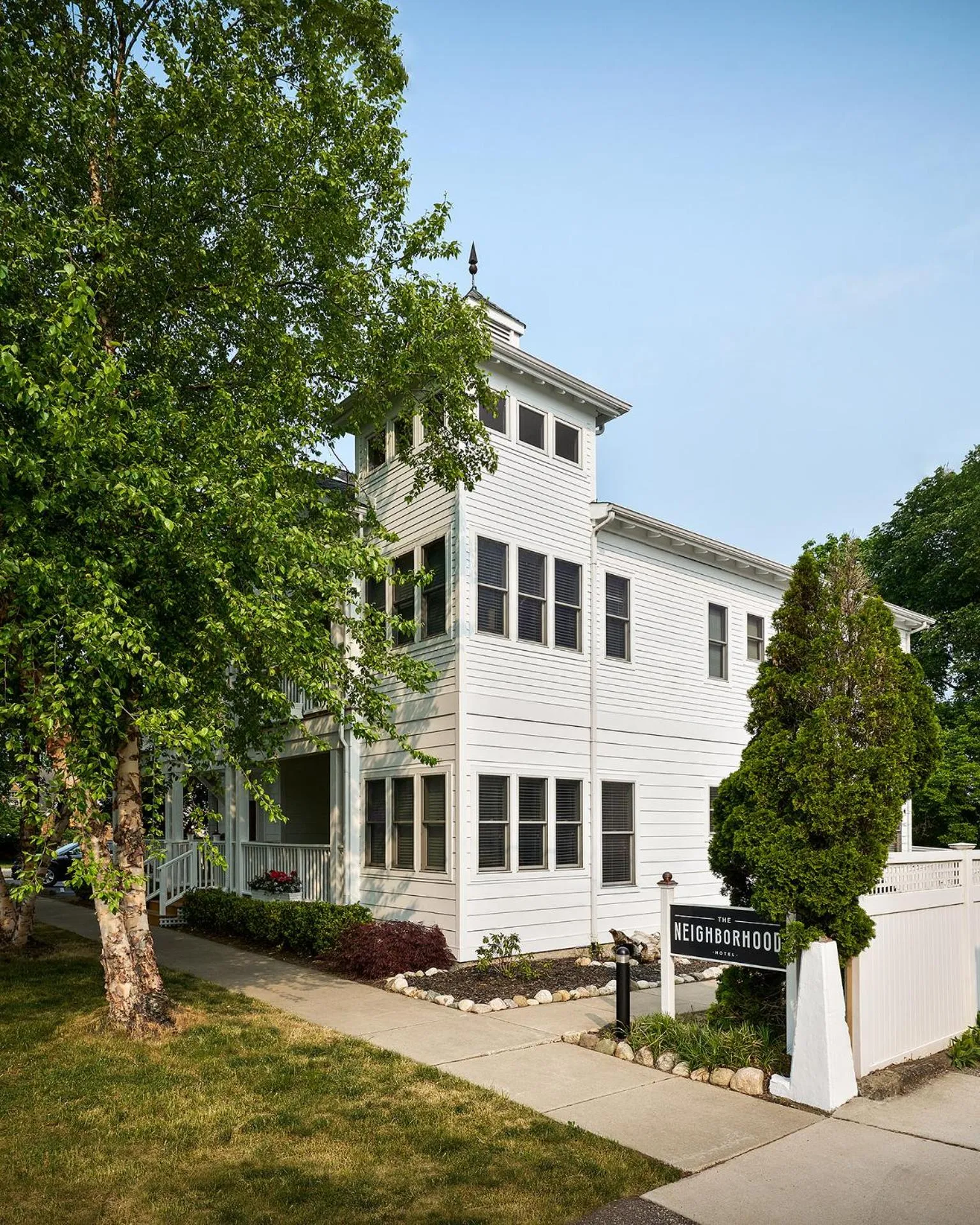 Property building in The Neighborhood Hotel New Buffalo