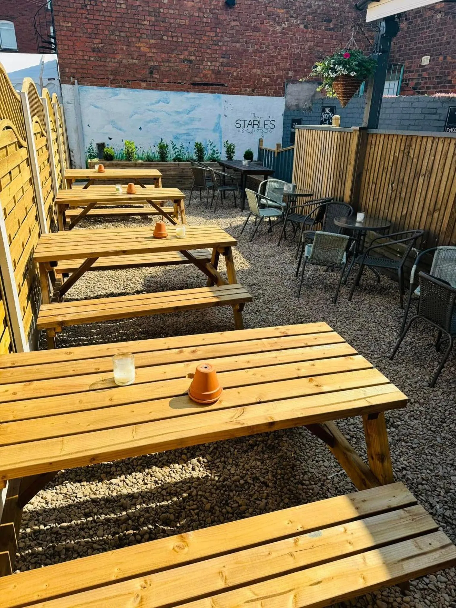 Patio in The Charles Dickens Hotel