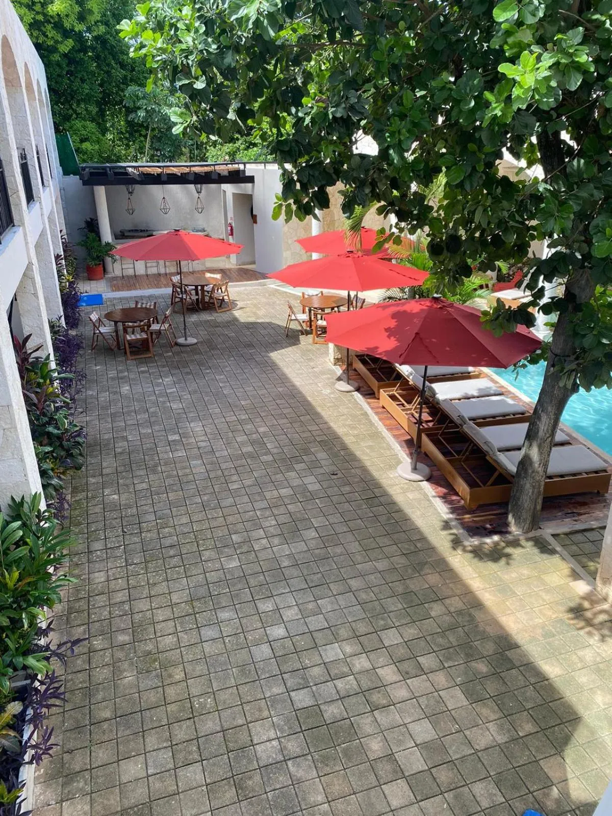 Patio in Frater Yucatán Hotel