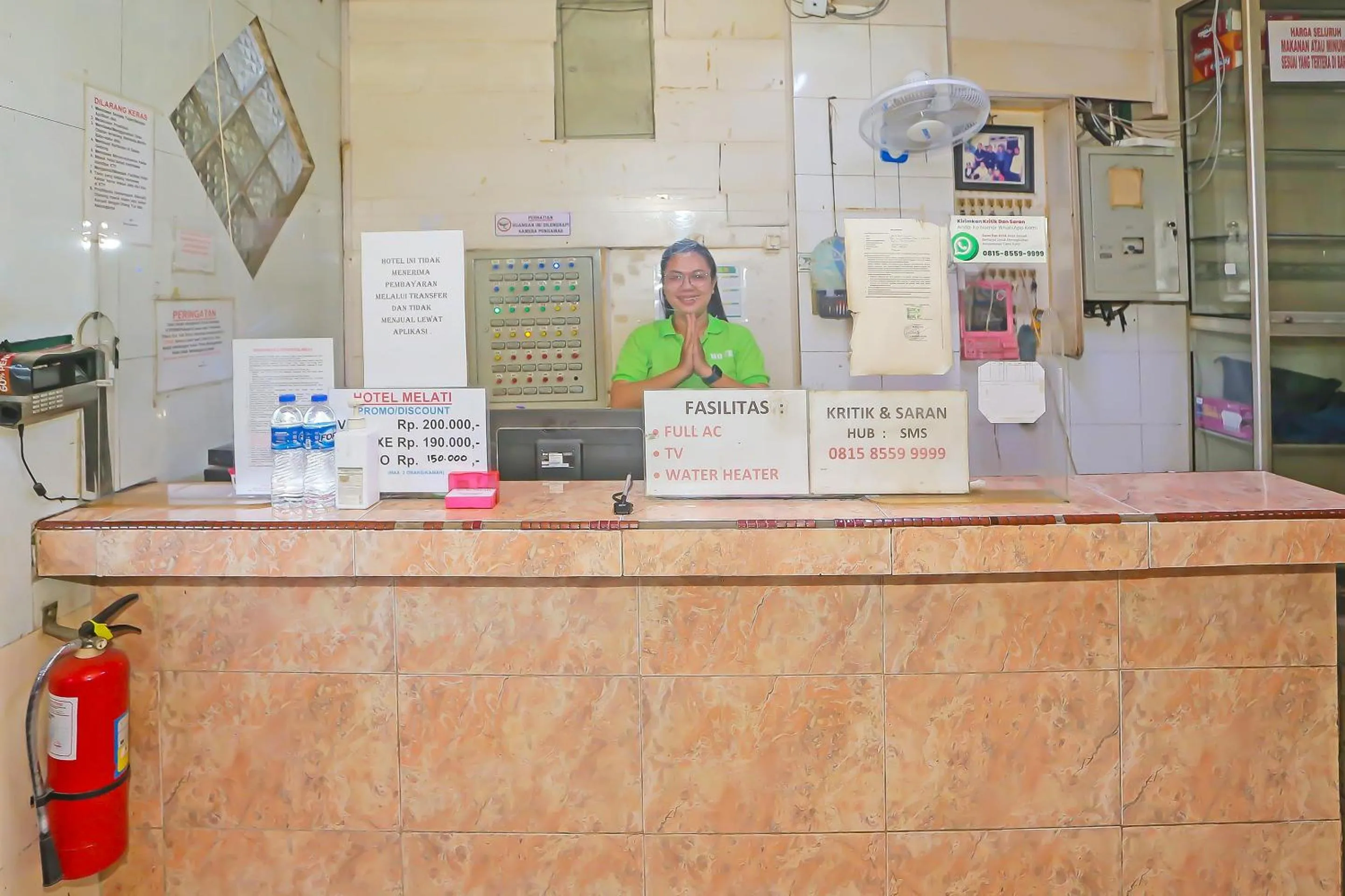 Lobby or reception in Hotel O Melati