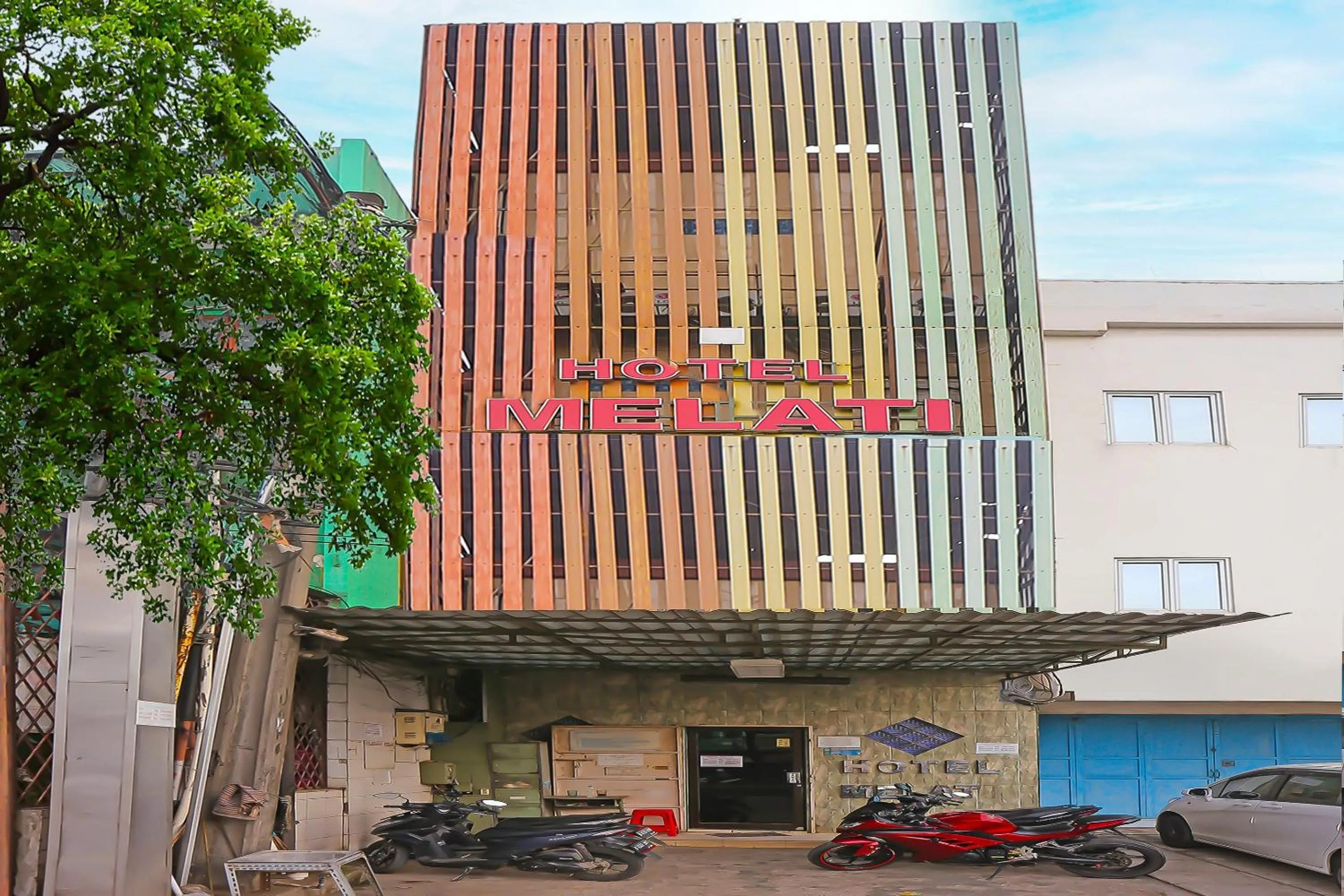 Facade/entrance in Hotel O Melati