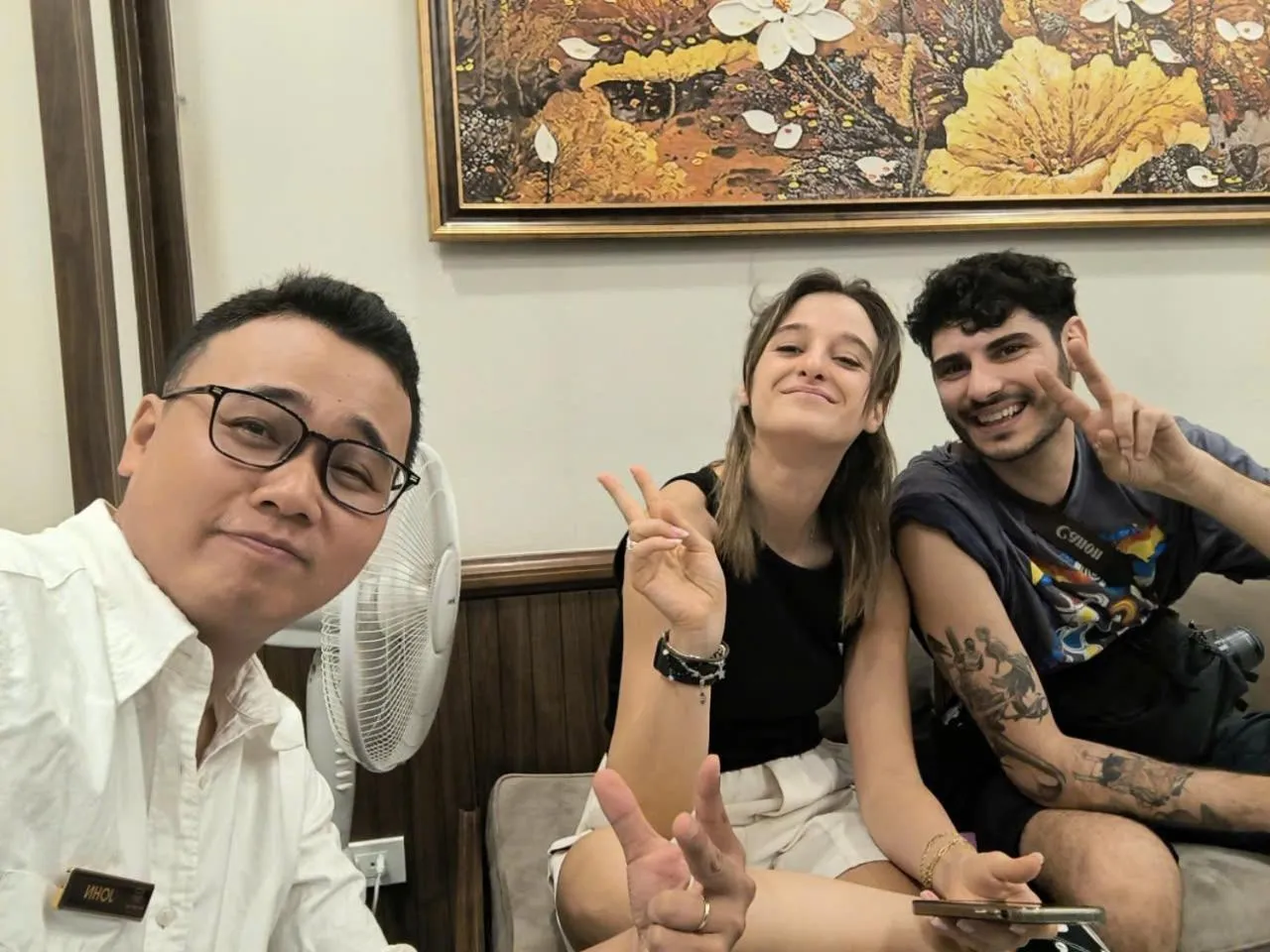 Lobby or reception in The Cosy Inn Hanoi