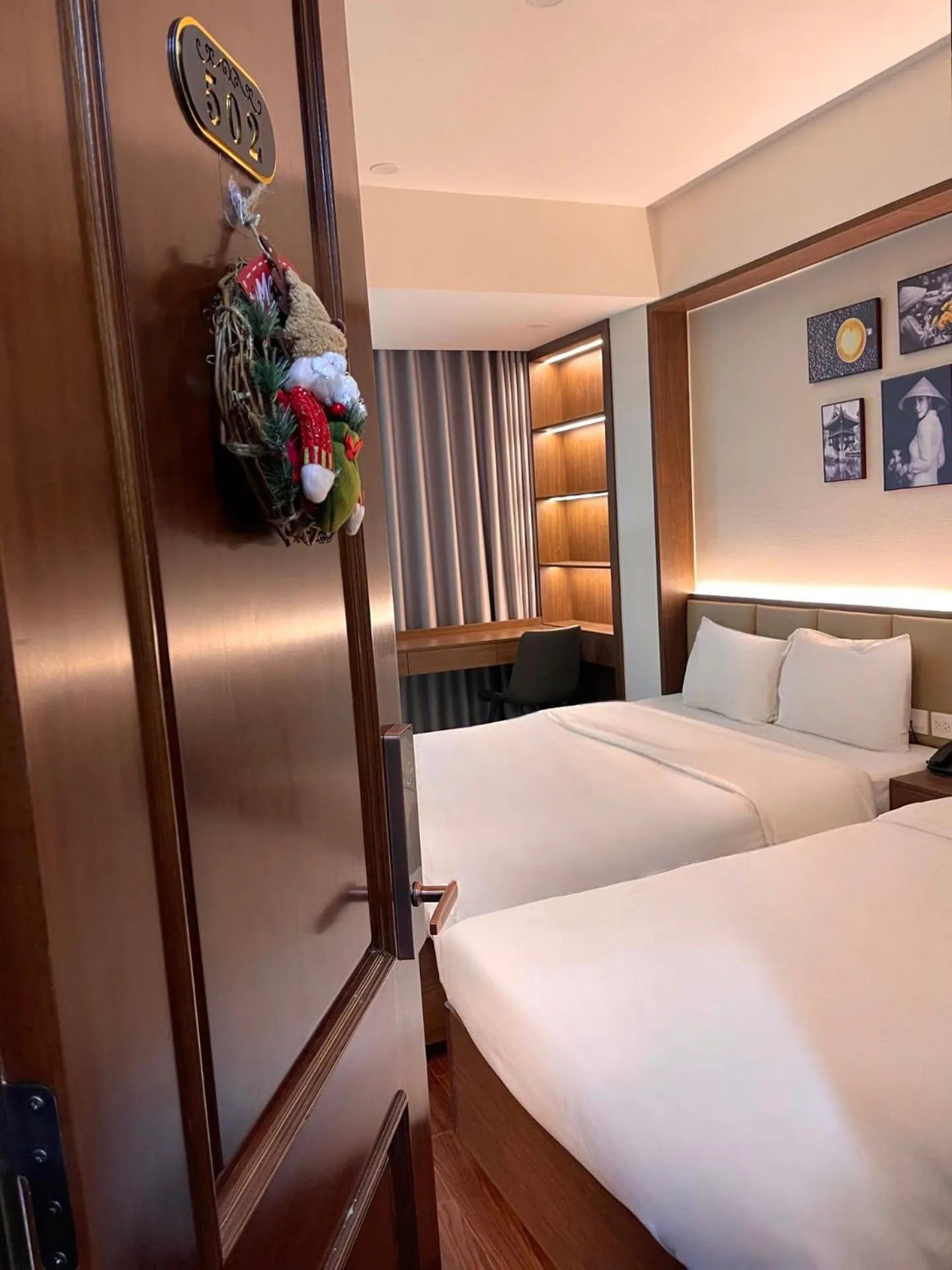 Photo of the whole room, Bed in The Cosy Inn Hanoi