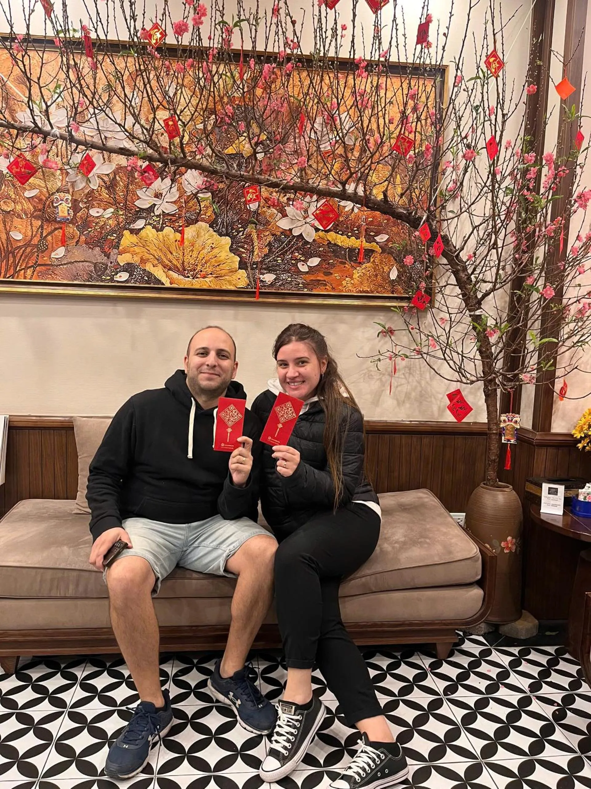 Lobby or reception in The Cosy Inn Hanoi