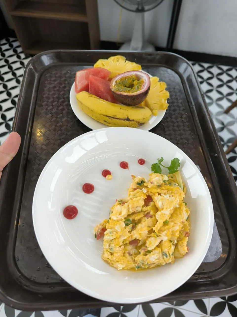 Continental breakfast in The Cosy Inn Hanoi