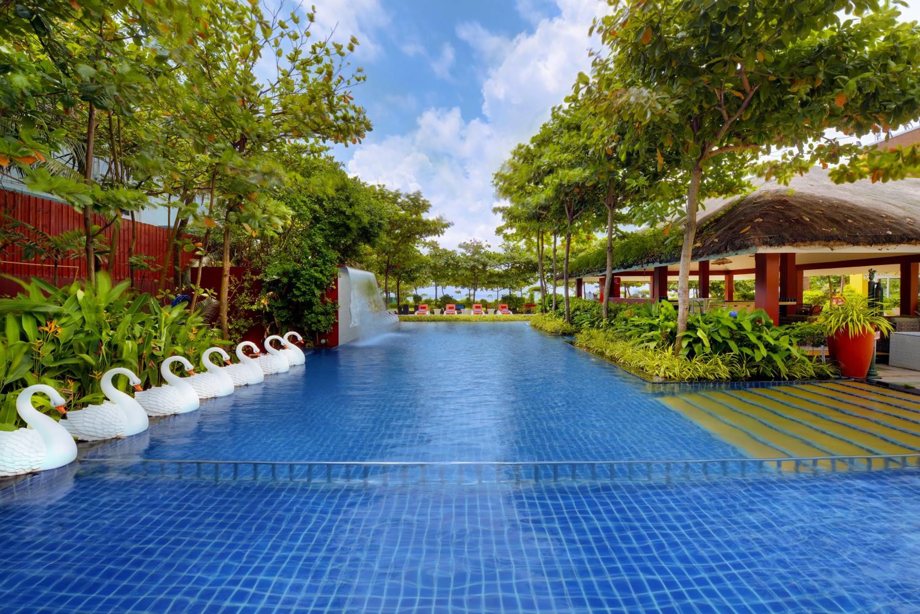 Swimming pool in Mayfair Waves