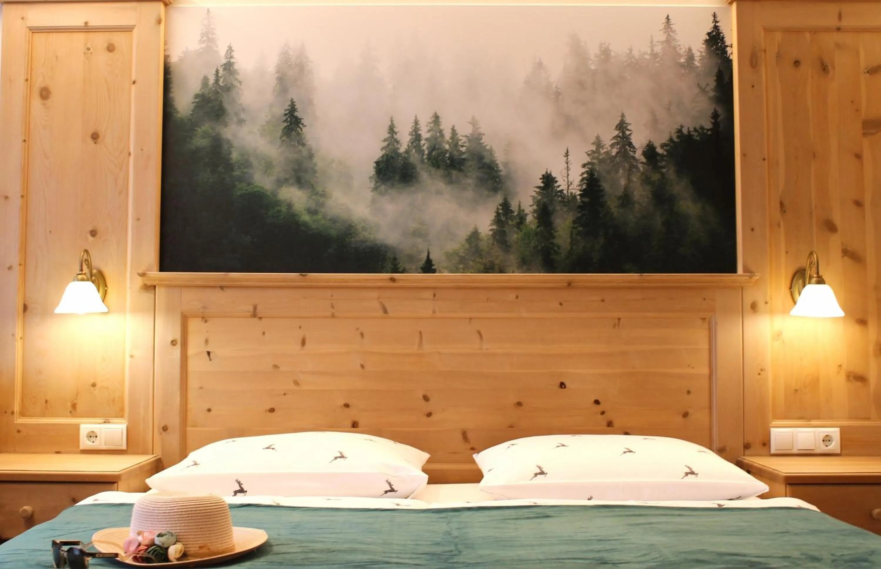 Bed in Hotel Landgasthof Lärchenwald