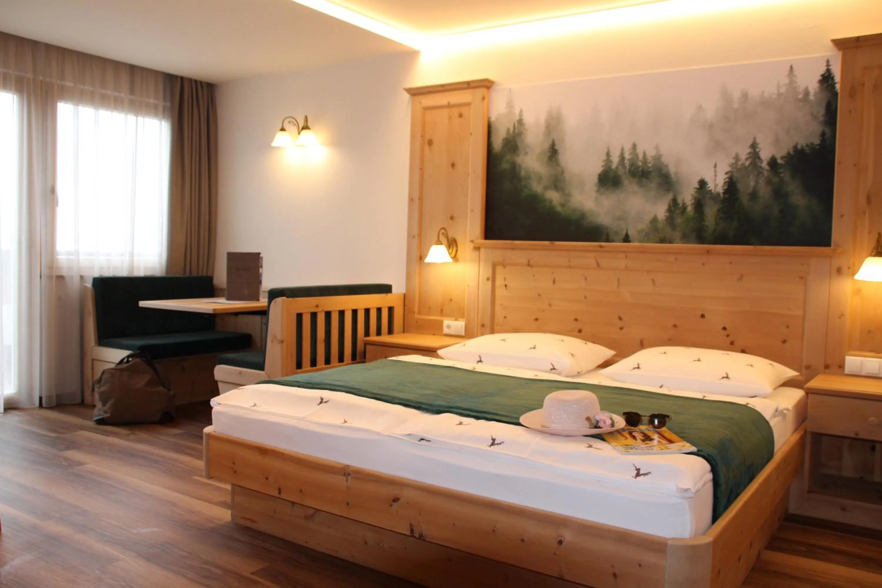 Bed in Hotel Landgasthof Lärchenwald