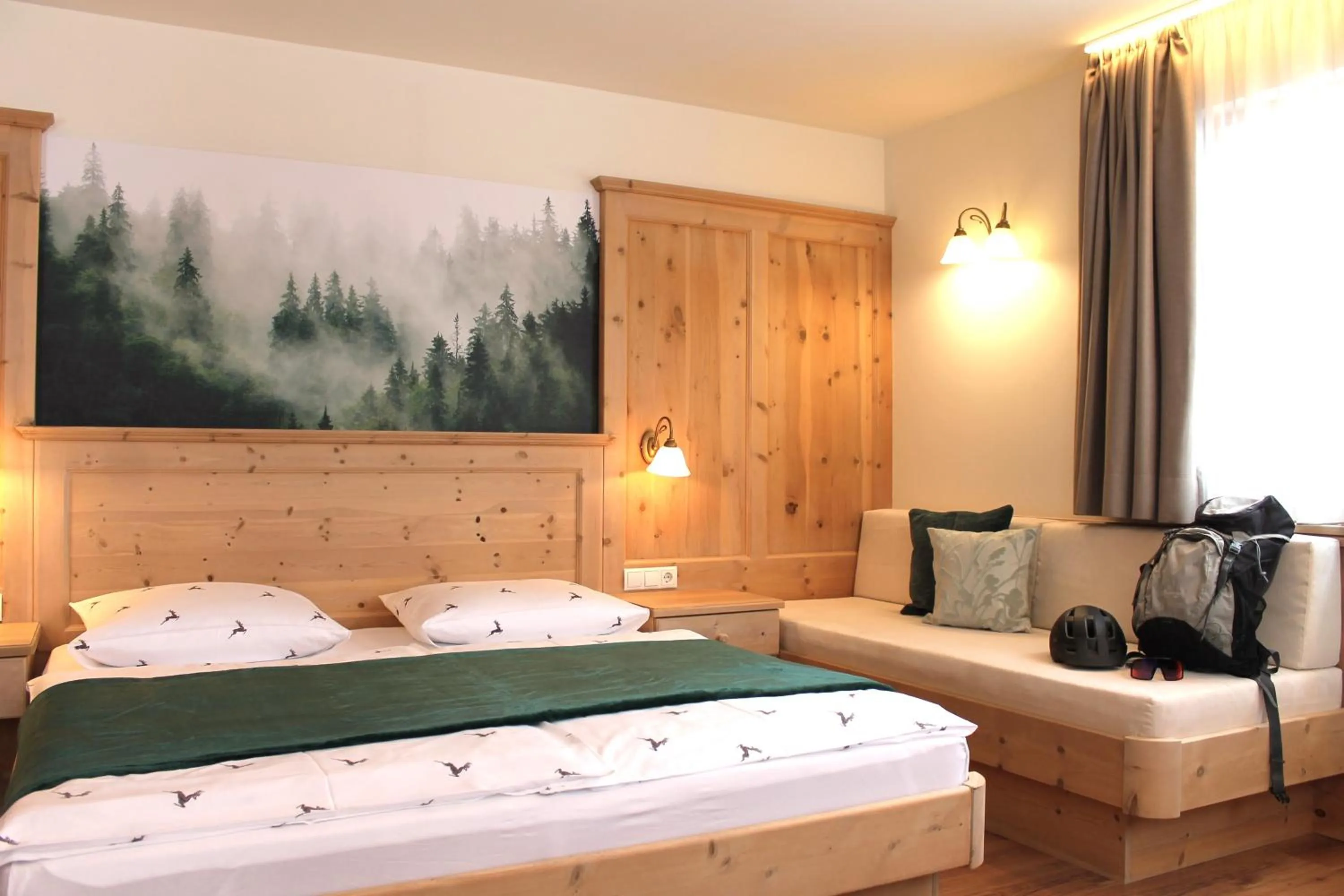 Bed in Hotel Landgasthof Lärchenwald