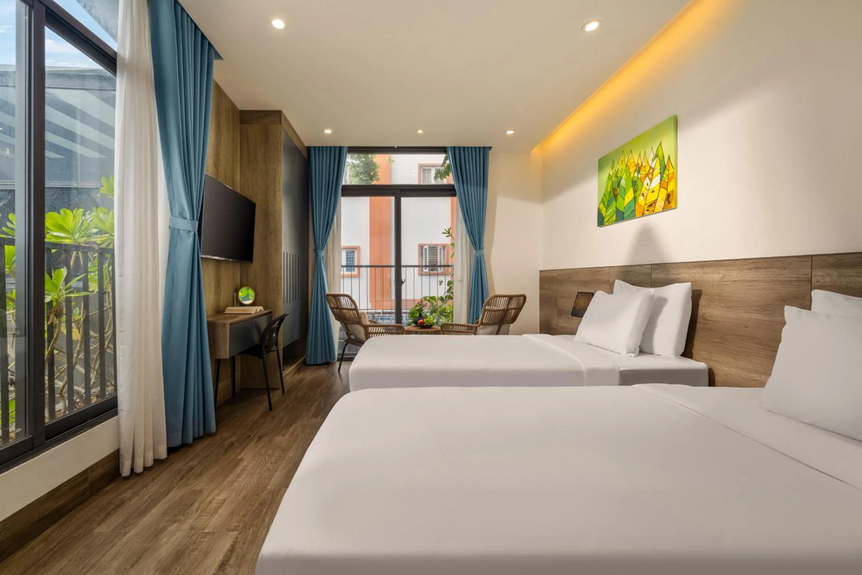 Bed in Lantana House Boutique Da Nang