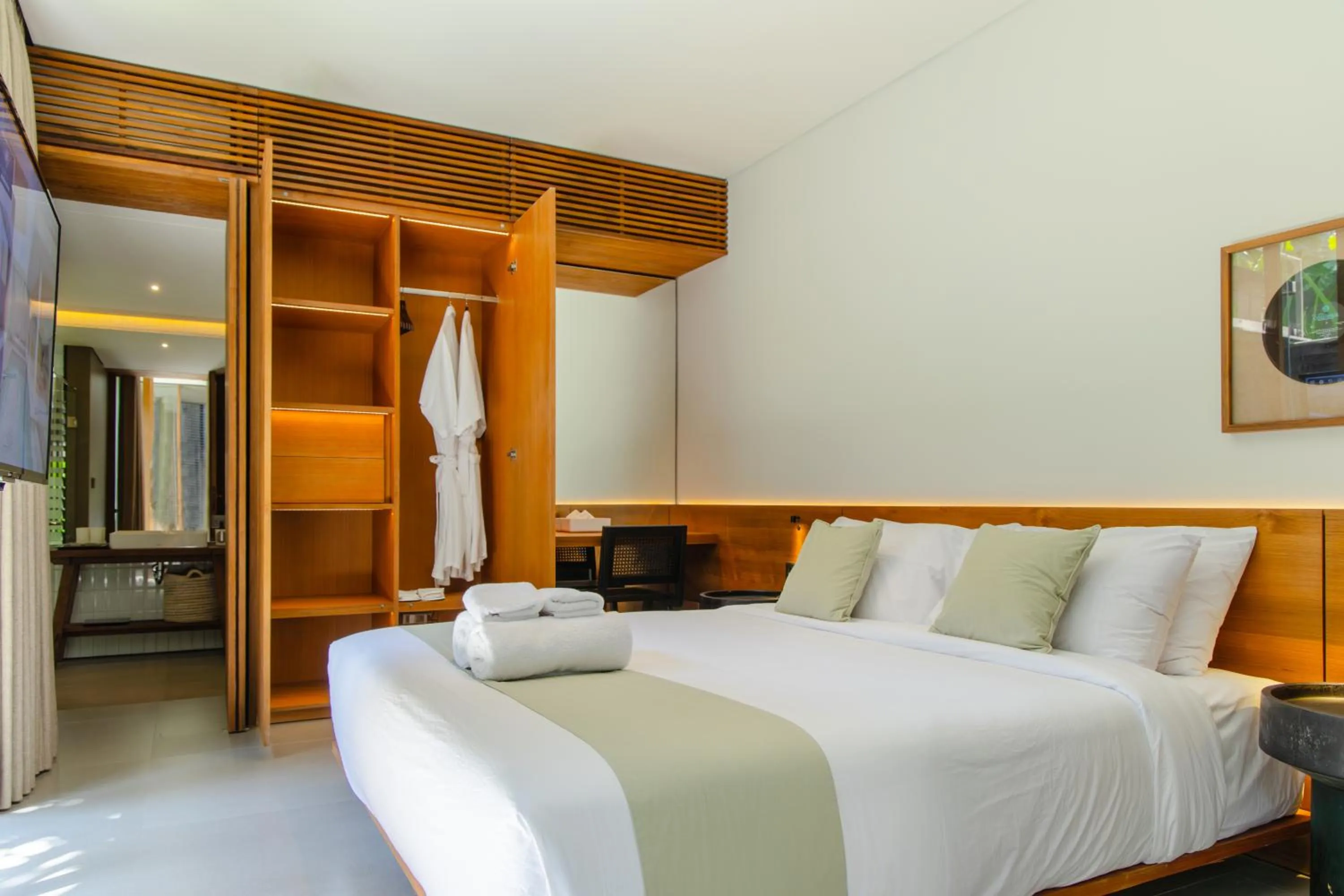 Bedroom, Bed in Domisili Villas Canggu Bali by Fays Hospitality