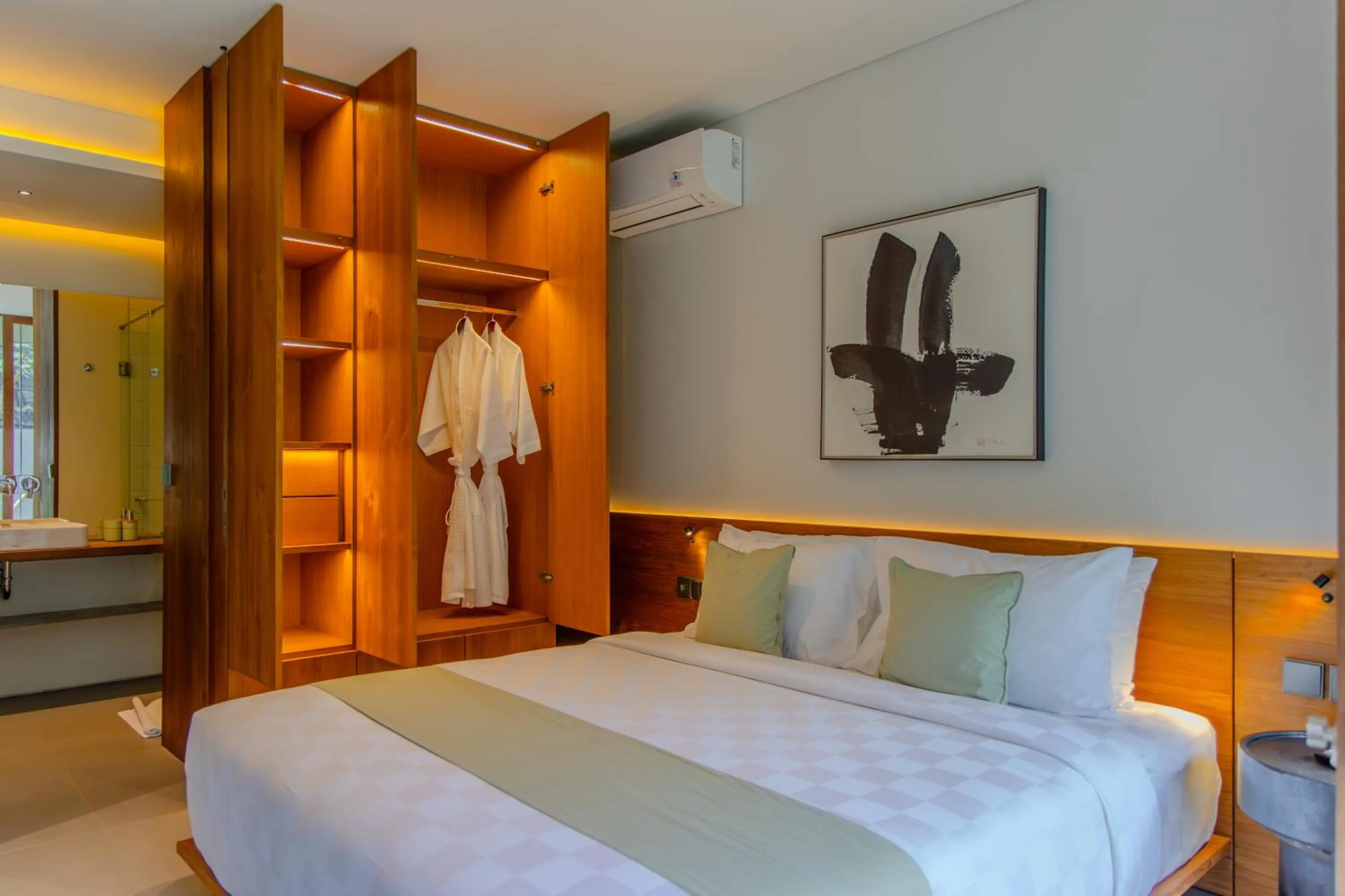 Bedroom, Bed in Domisili Villas Canggu Bali by Fays Hospitality