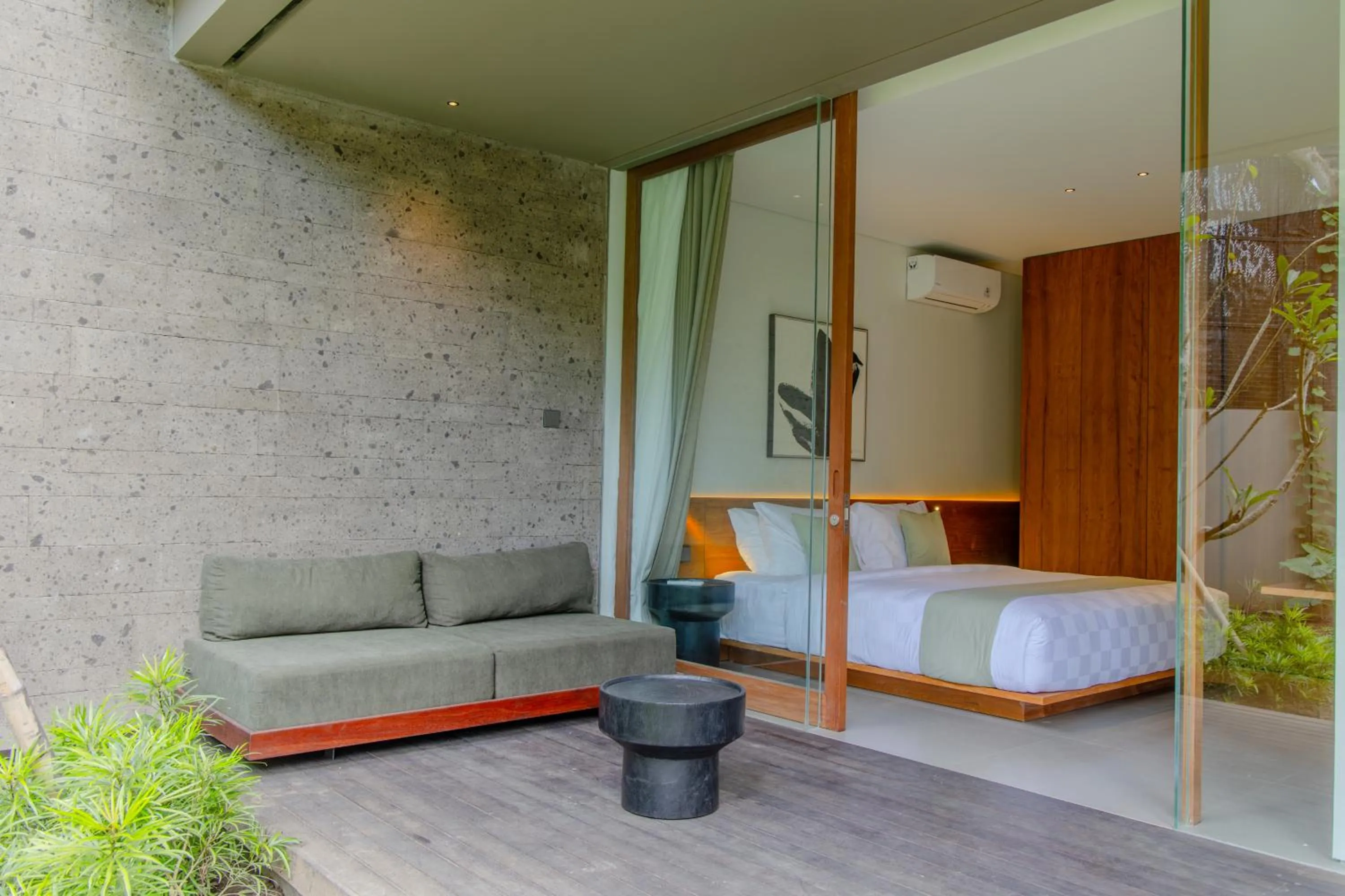 Garden in Domisili Villas Canggu Bali by Fays Hospitality