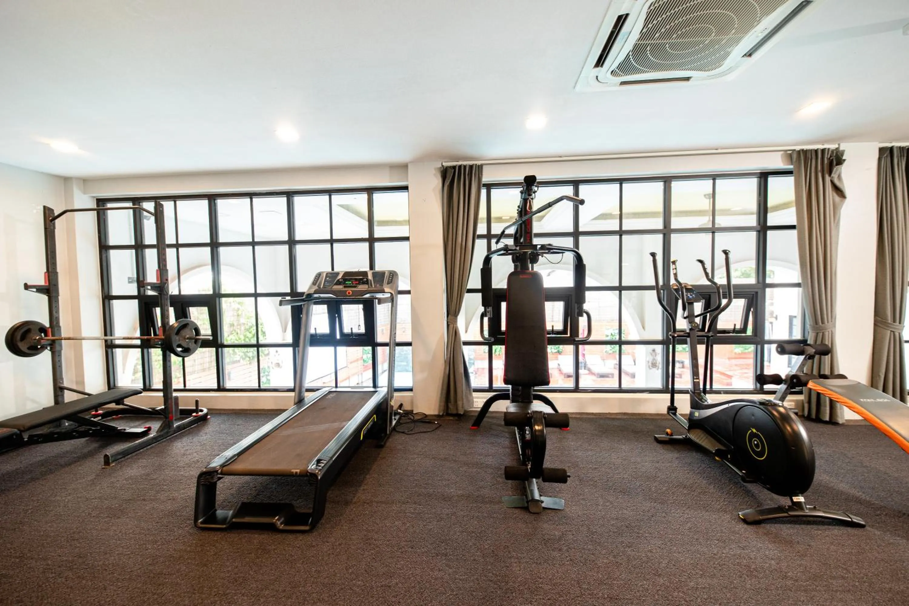 Fitness centre/facilities in Solar Hotel