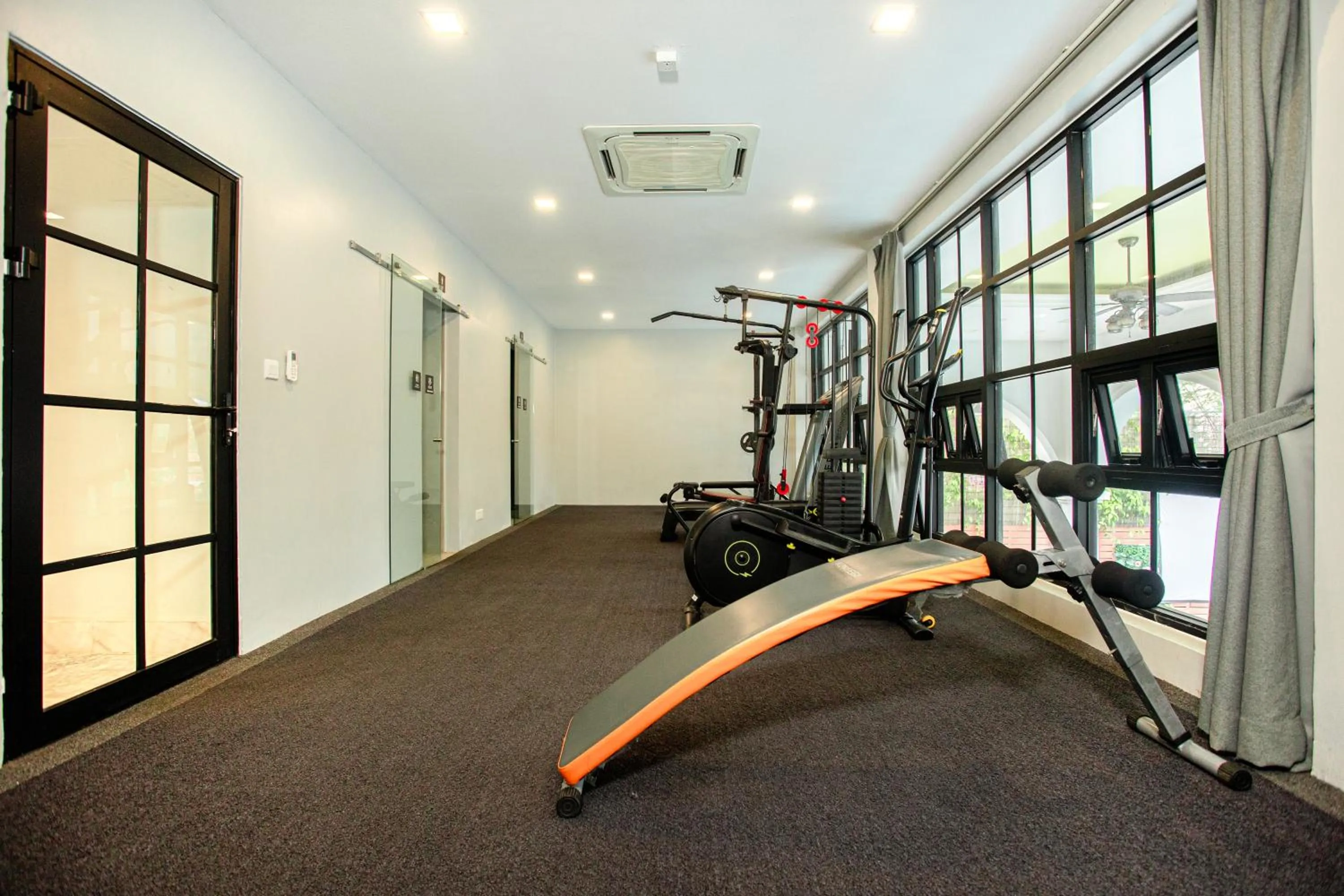 Fitness centre/facilities in Solar Hotel
