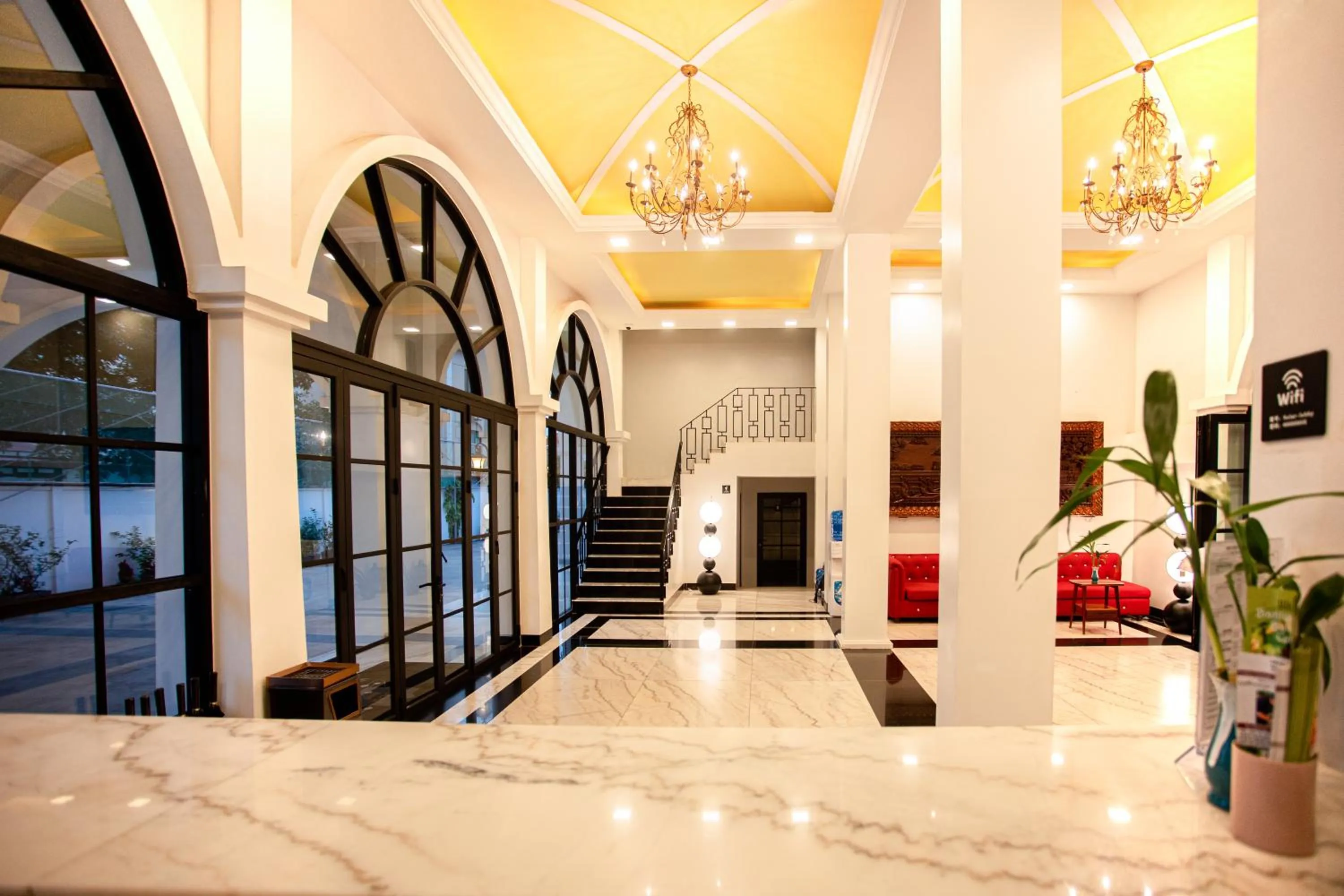 Lobby or reception in Solar Hotel