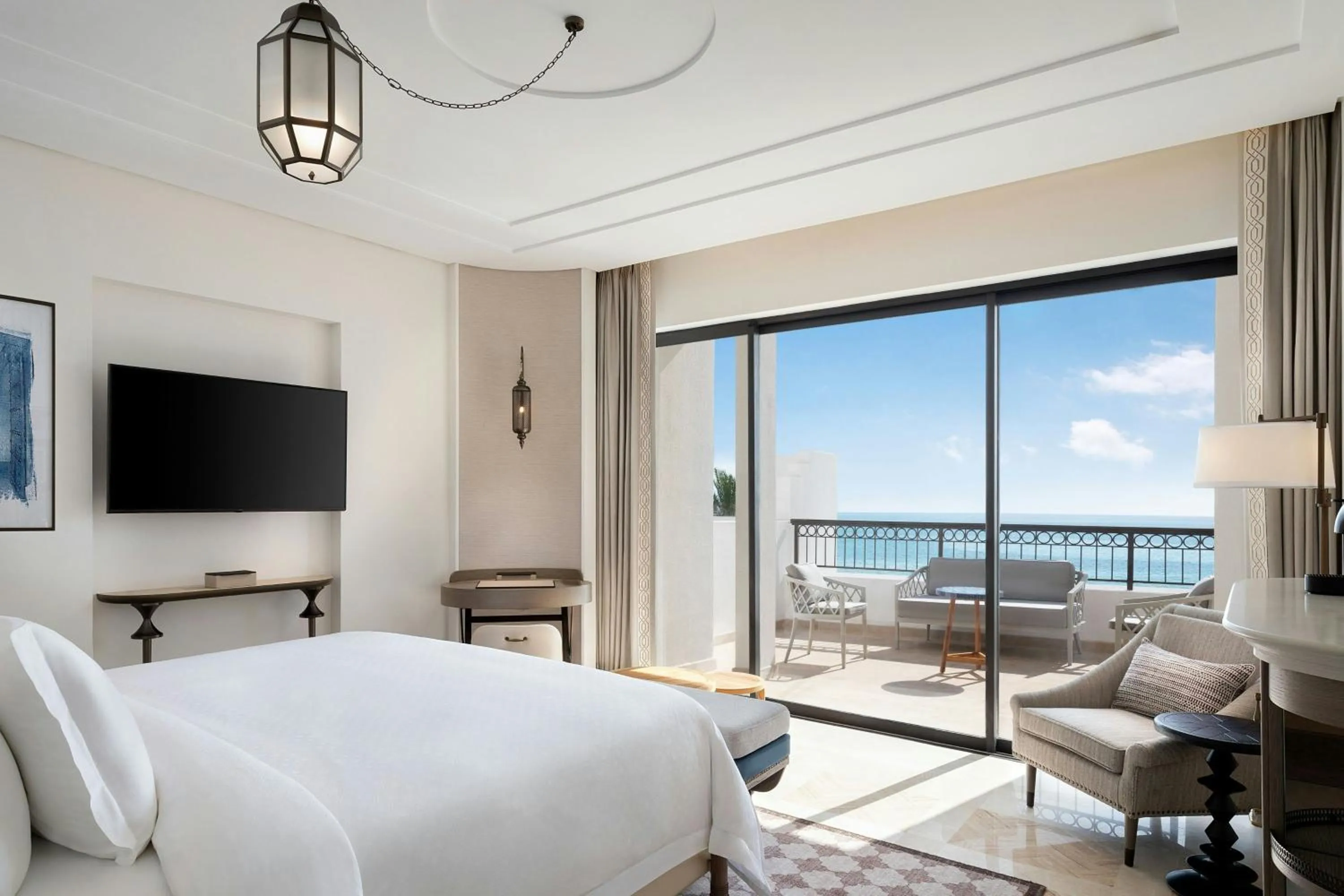 Photo of the whole room, Bed in The St. Regis La Bahia Blanca Resort - Tamuda Bay