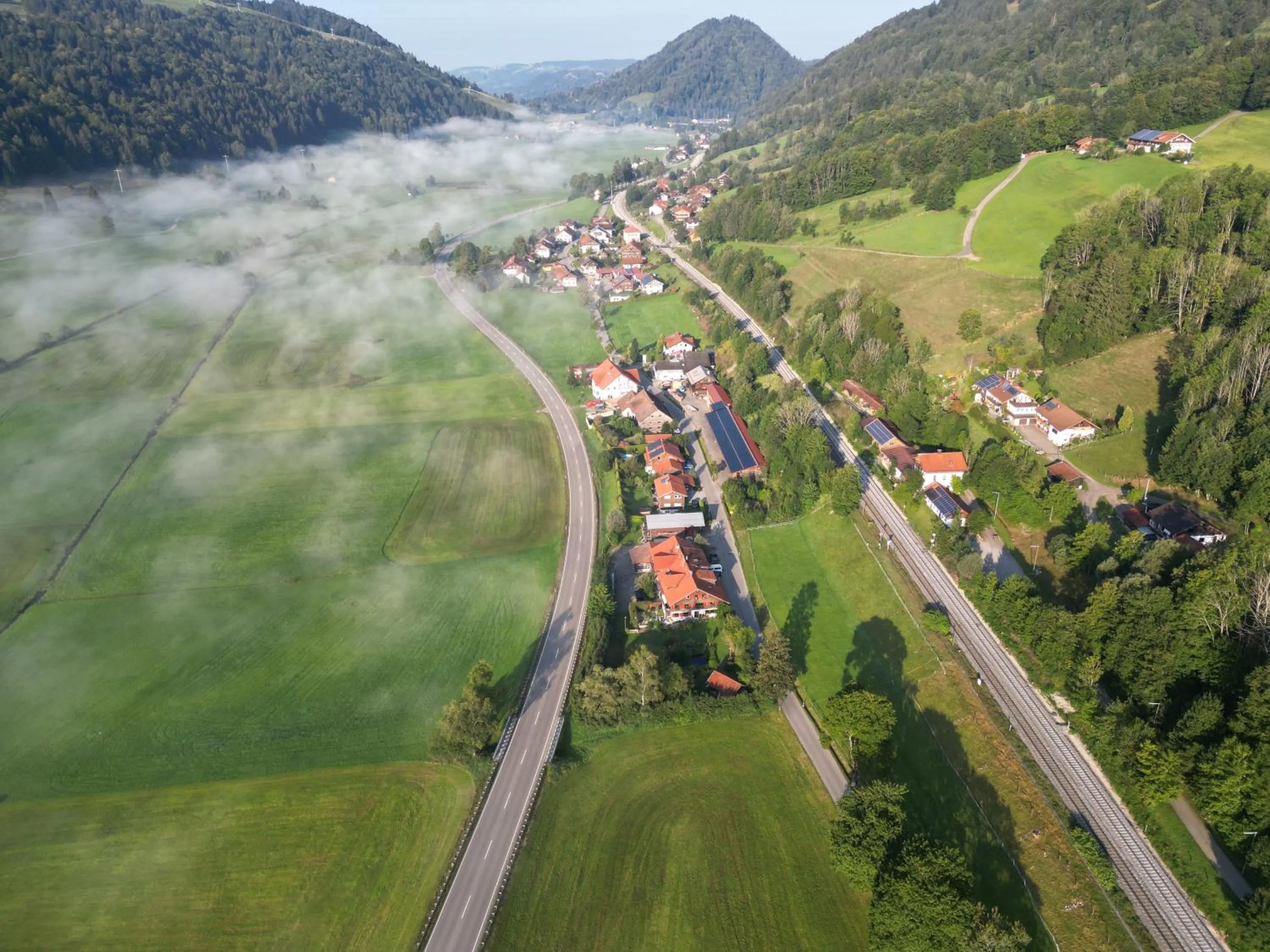 Natural landscape in Landhotel Alte Post