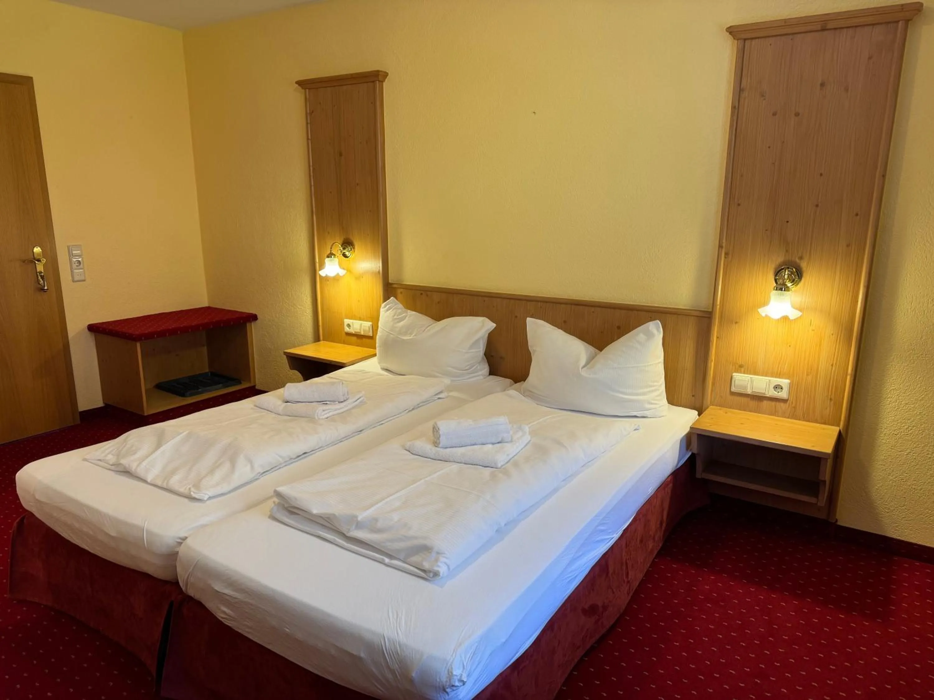 Photo of the whole room, Bed in Landhotel Alte Post