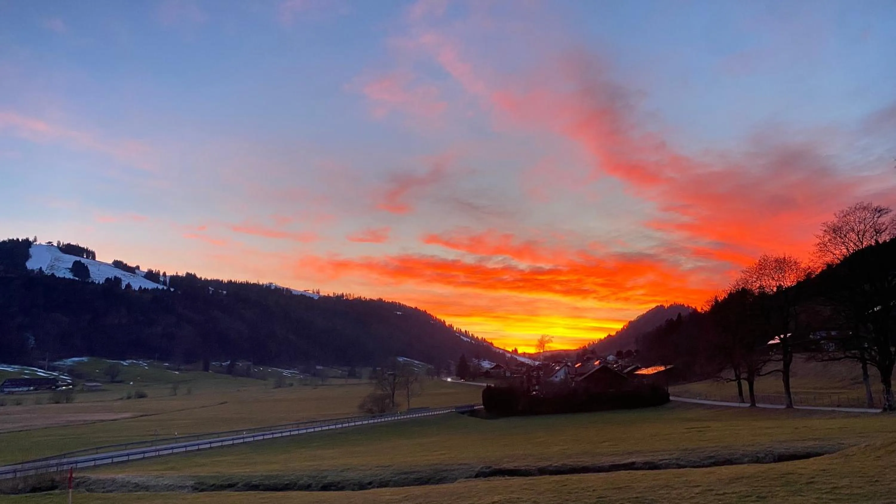 Natural landscape in Landhotel Alte Post