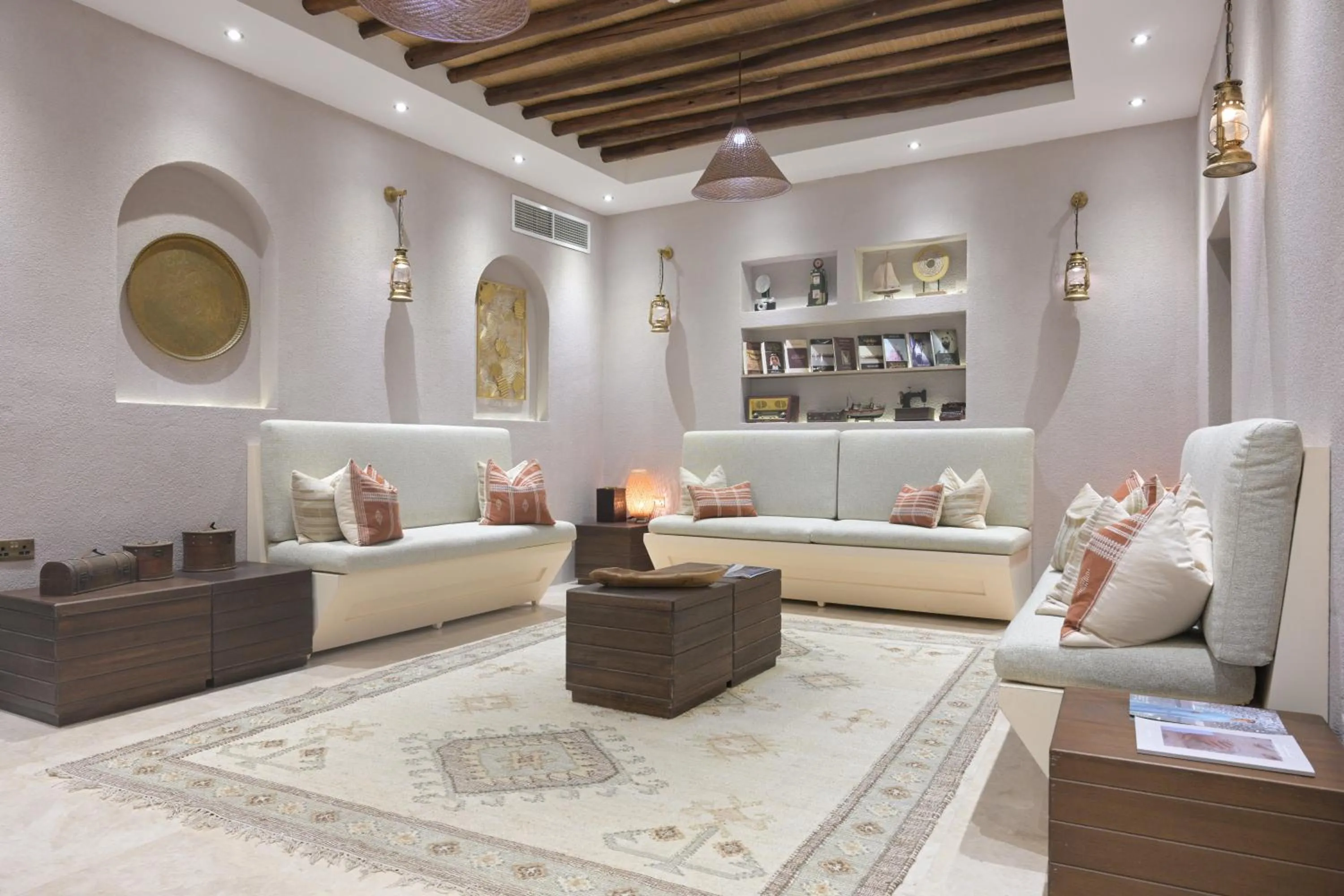 Seating area in Nozol Al Rayaheen By Sharjah Collection