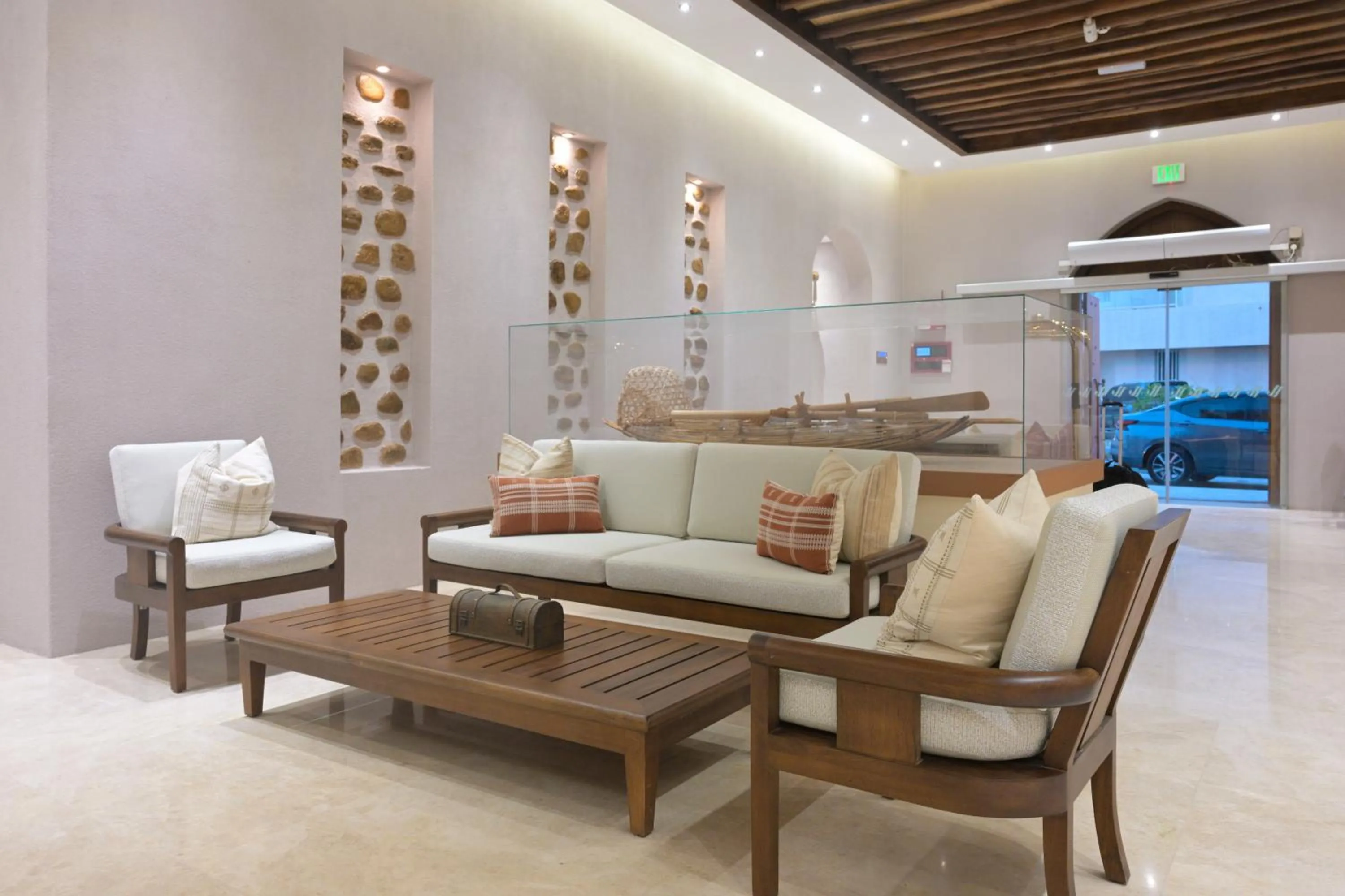 Seating area in Nozol Al Rayaheen By Sharjah Collection