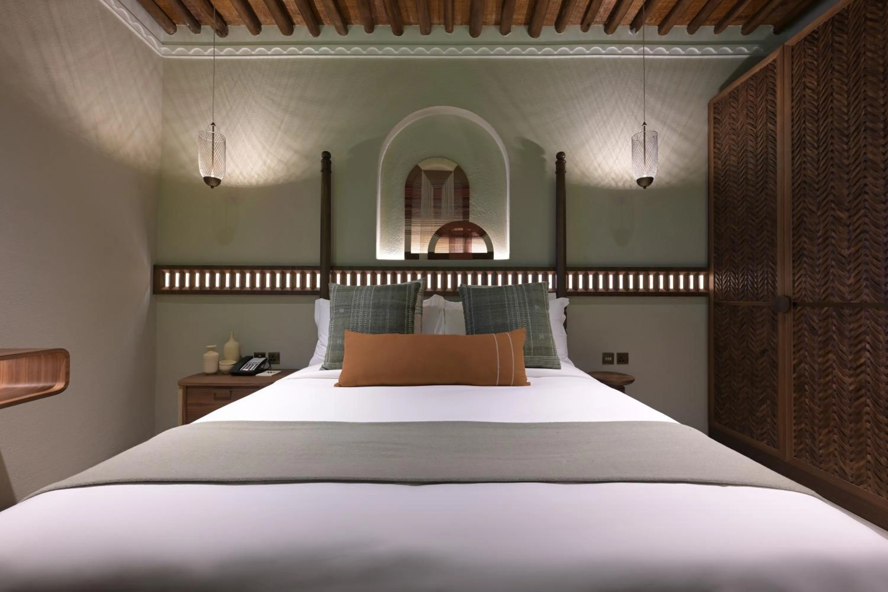 Bedroom, Bed in Nozol Al Rayaheen By Sharjah Collection